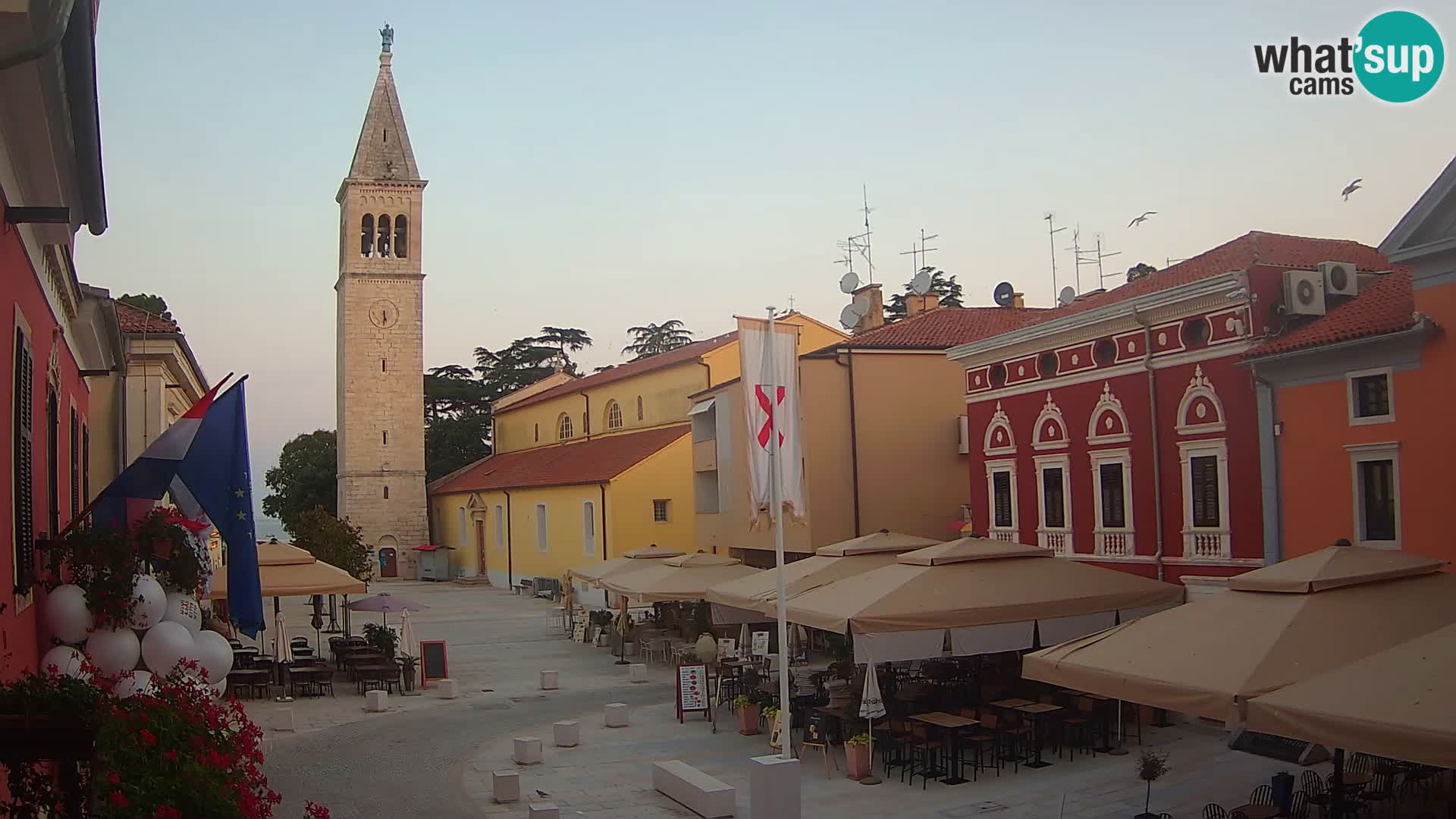 Live webcam Novigrad – Veliki Trg / Piazza Grande – Istria – Croatien