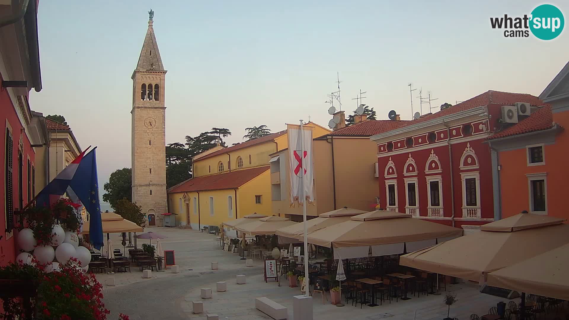 Live webcam Novigrad – Veliki Trg / Piazza Grande – Istria – Croatien