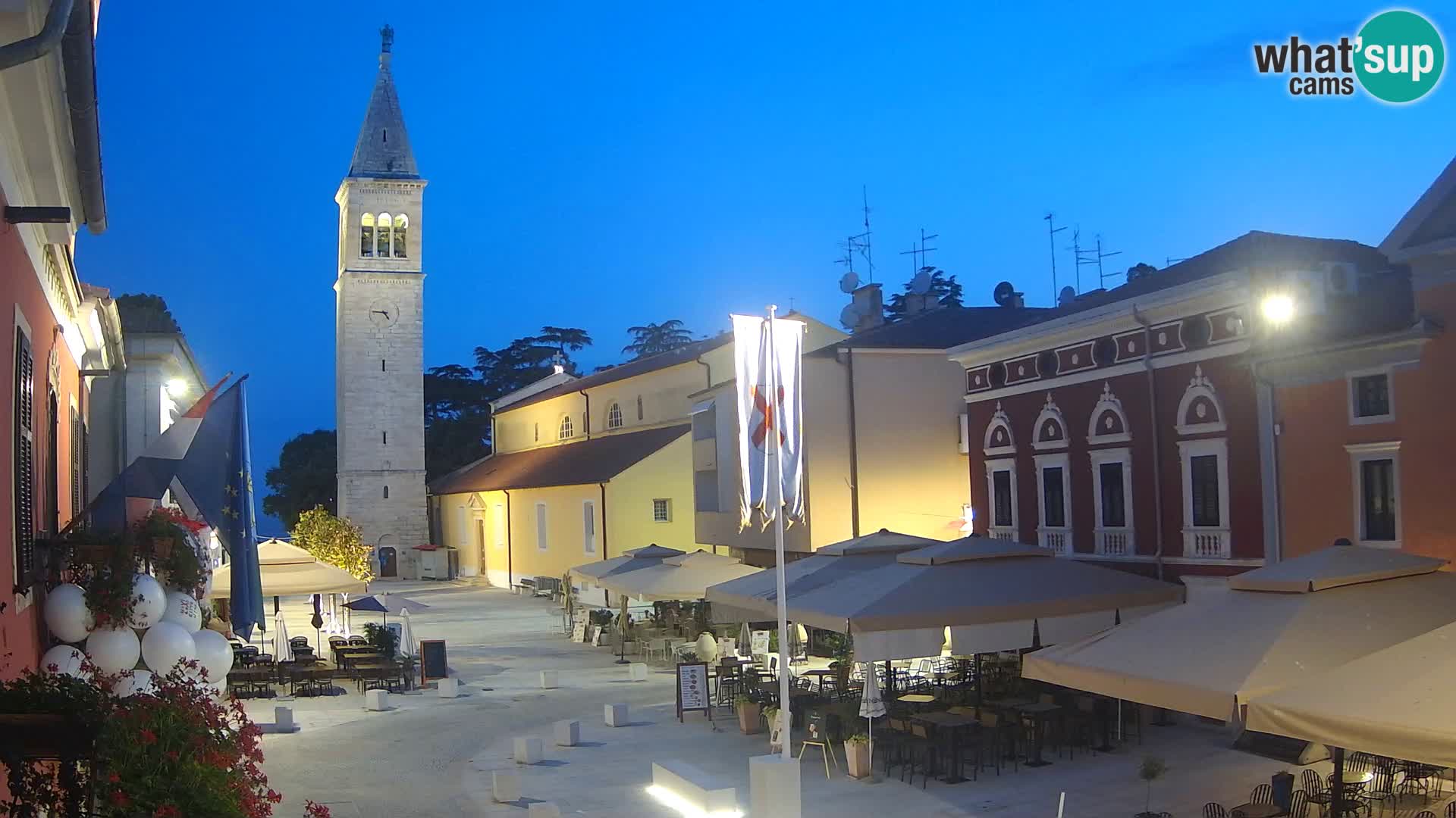 Live Webcam Novigrad – Veliki Trg (gran plaza) – Piazza Grande