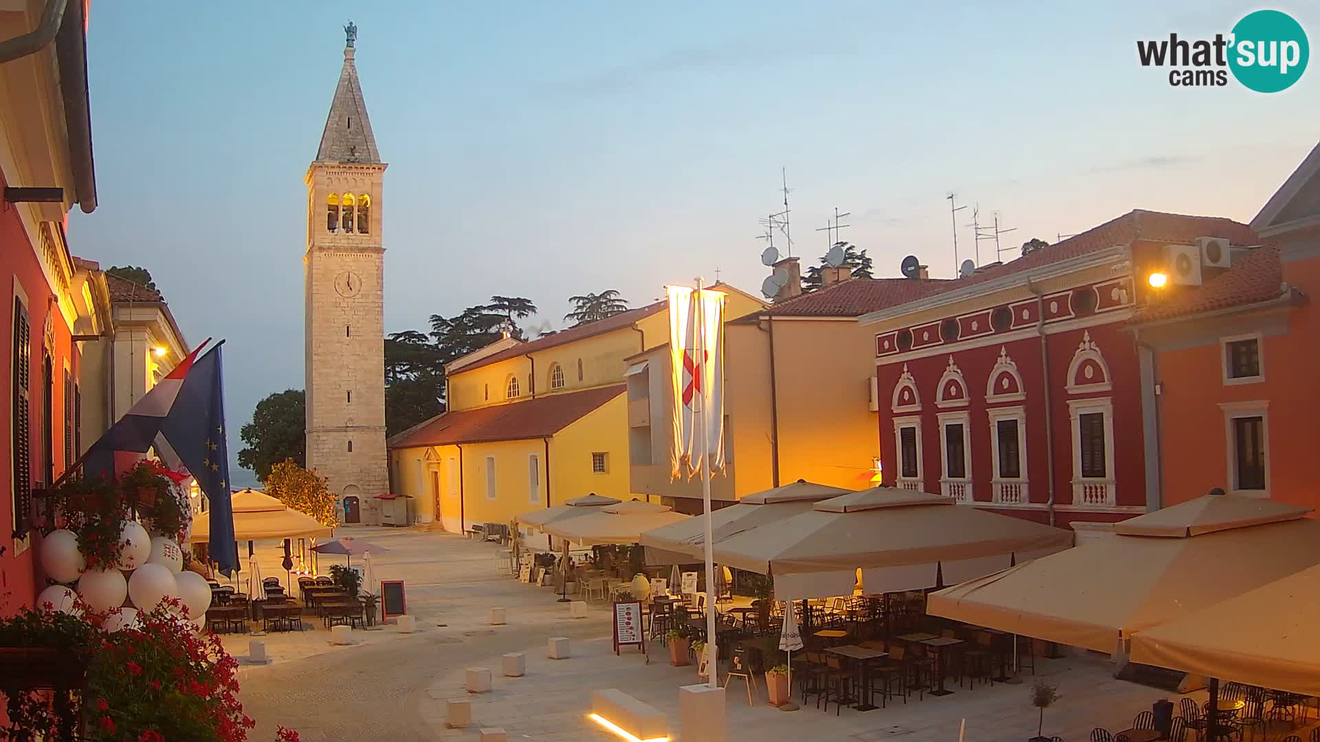 LIVE Webcam Cittanova / Novigrad – Piazza Grande – Istria