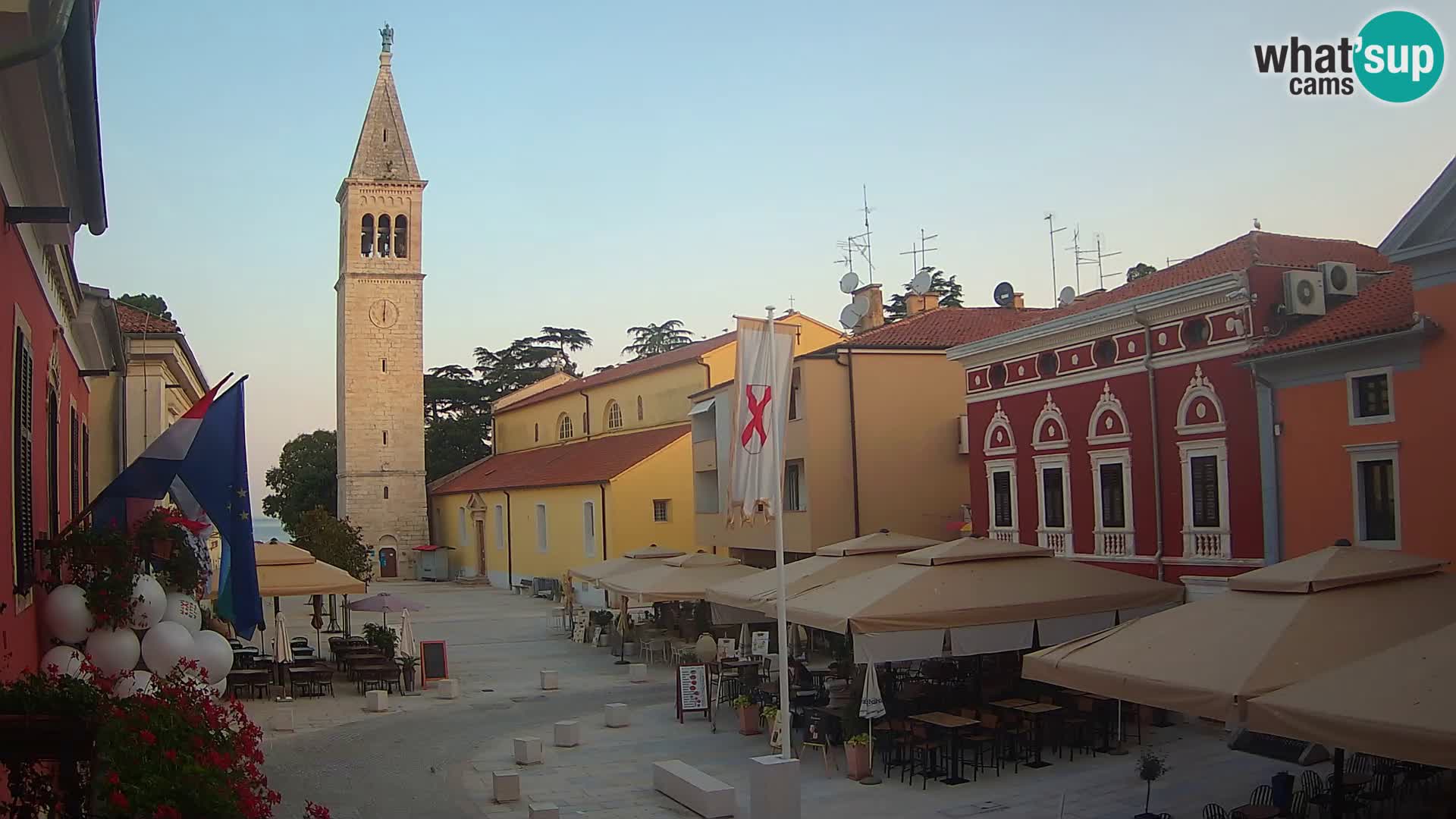 Live Webcam Novigrad – Veliki Trg (gran plaza) – Piazza Grande