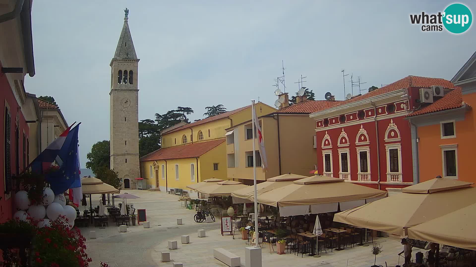 LIVE Webcam Cittanova / Novigrad – Piazza Grande – Istria