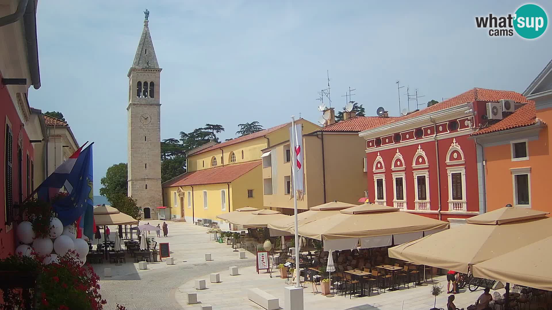 LIVE Webcam Cittanova / Novigrad – Piazza Grande – Istria