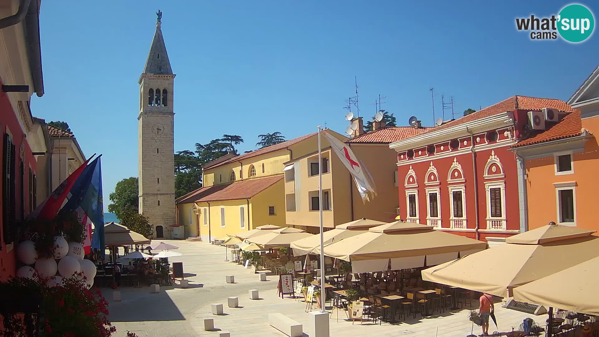 Live Webcam Novigrad – Veliki Trg (gran plaza) – Piazza Grande