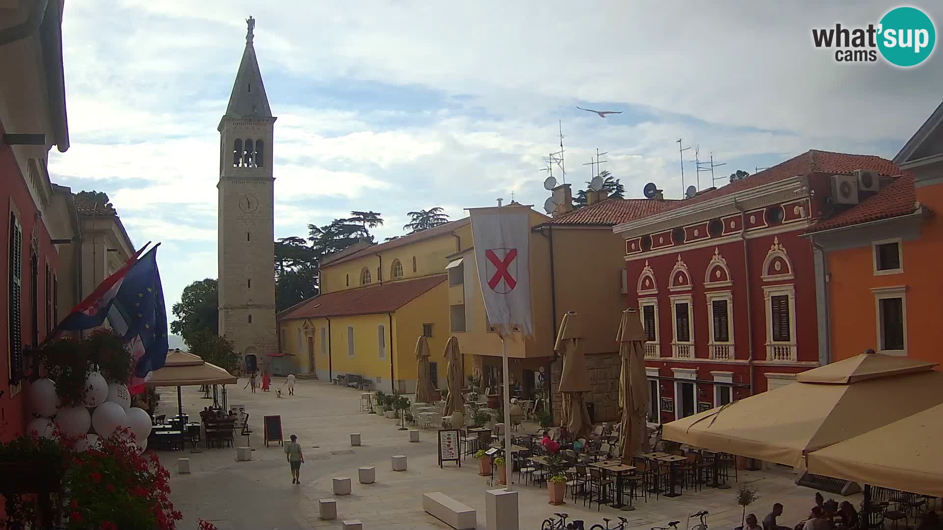 LIVE Webcam Cittanova / Novigrad – Piazza Grande – Istria