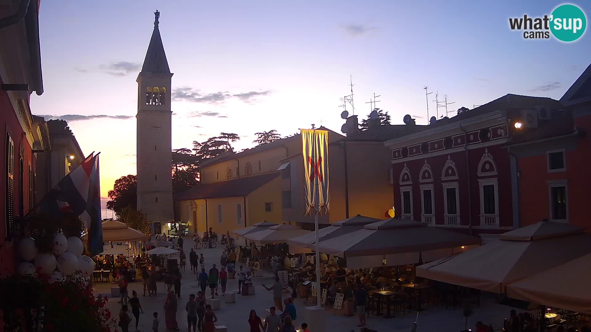 Live webcam Novigrad – Veliki Trg (grande place) – Piazza Grande