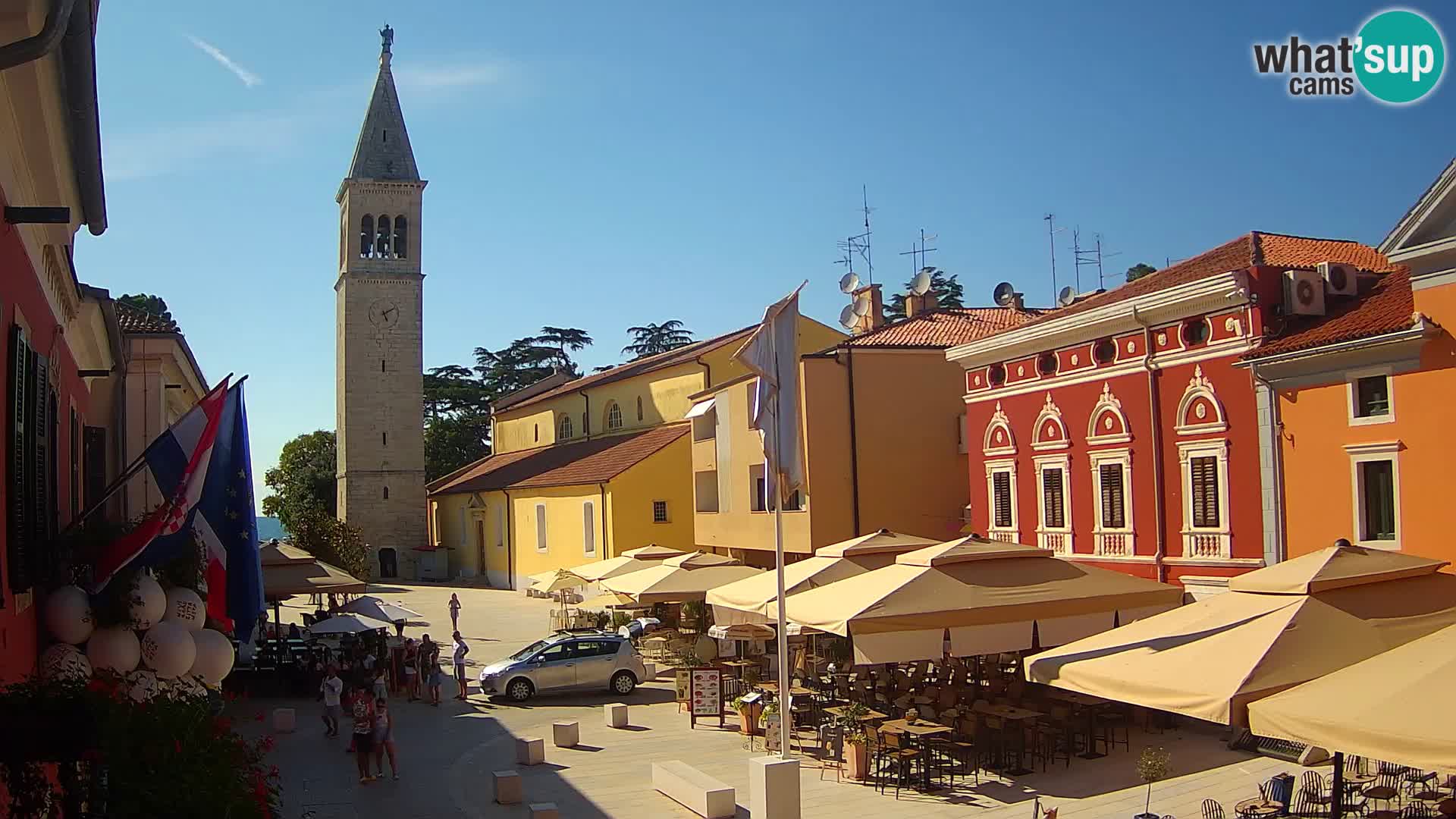 Live Webcam Novigrad – Veliki Trg (gran plaza) – Piazza Grande