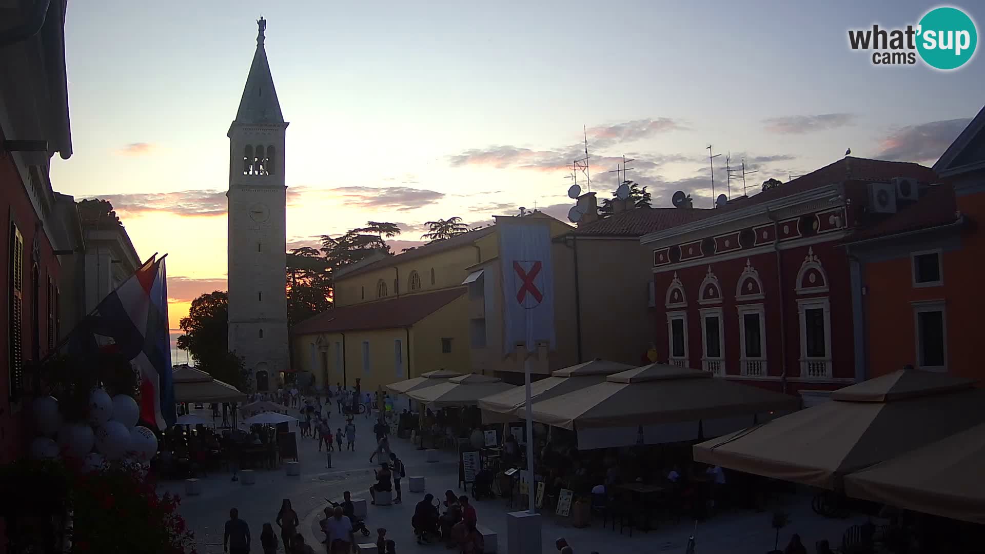 Live webcam Novigrad – Veliki Trg / Piazza Grande – Istria – Croatien