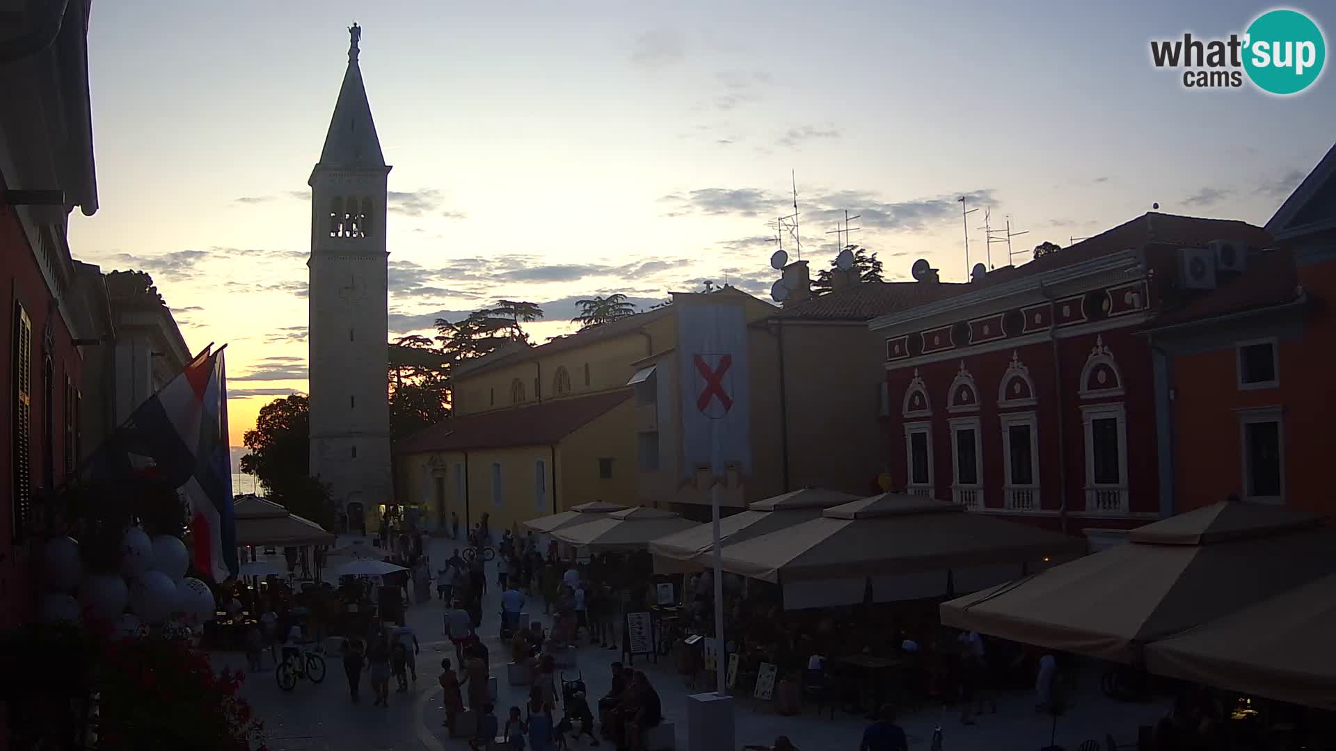 Live webcam Novigrad – Veliki Trg (grande place) – Piazza Grande