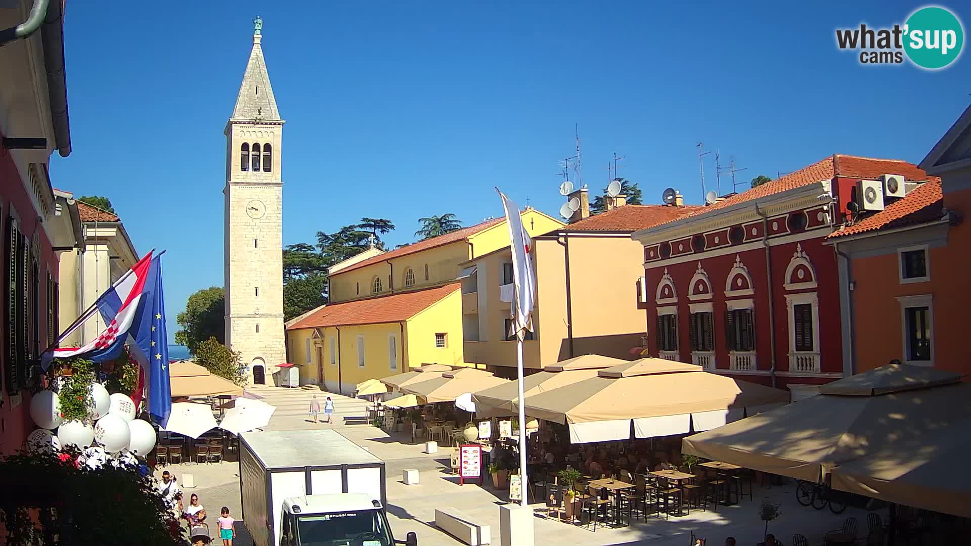 Novigrad Webcam – Veliki Trg (großen Platz) – Istrien – Kroatien