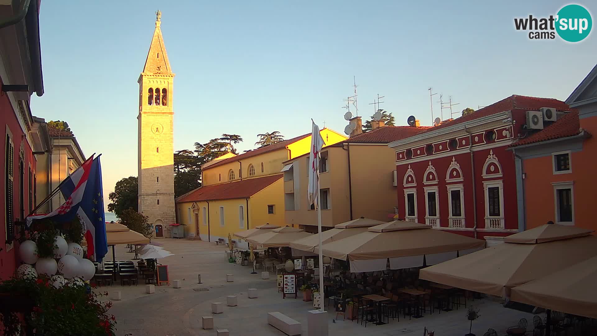 Live Webcam Novigrad – Veliki Trg (gran plaza) – Piazza Grande