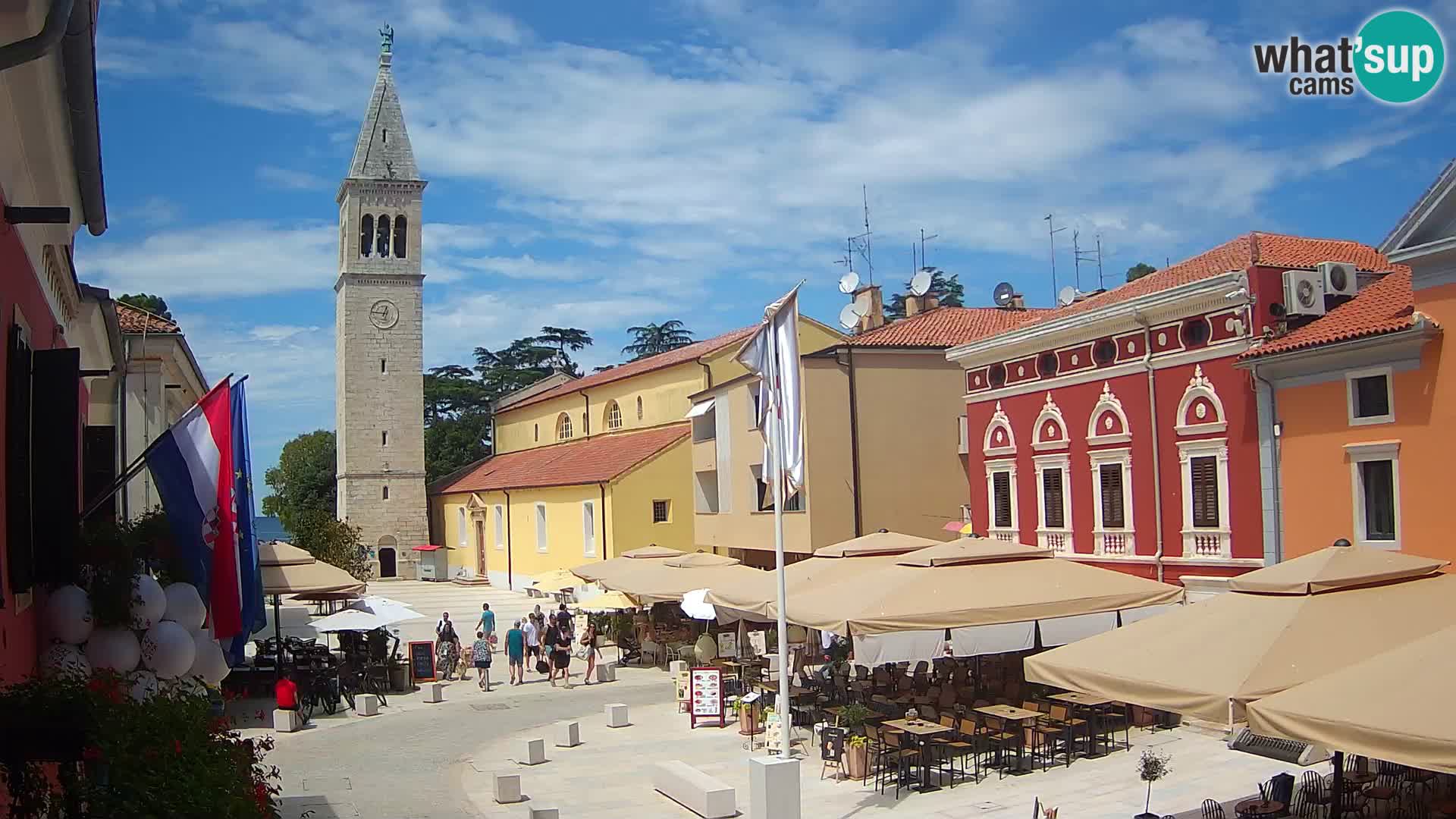 Live Webcam Novigrad – Veliki Trg (gran plaza) – Piazza Grande