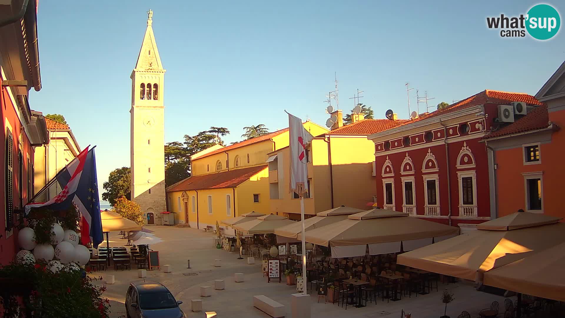 LIVE Webcam Cittanova / Novigrad – Piazza Grande – Istria