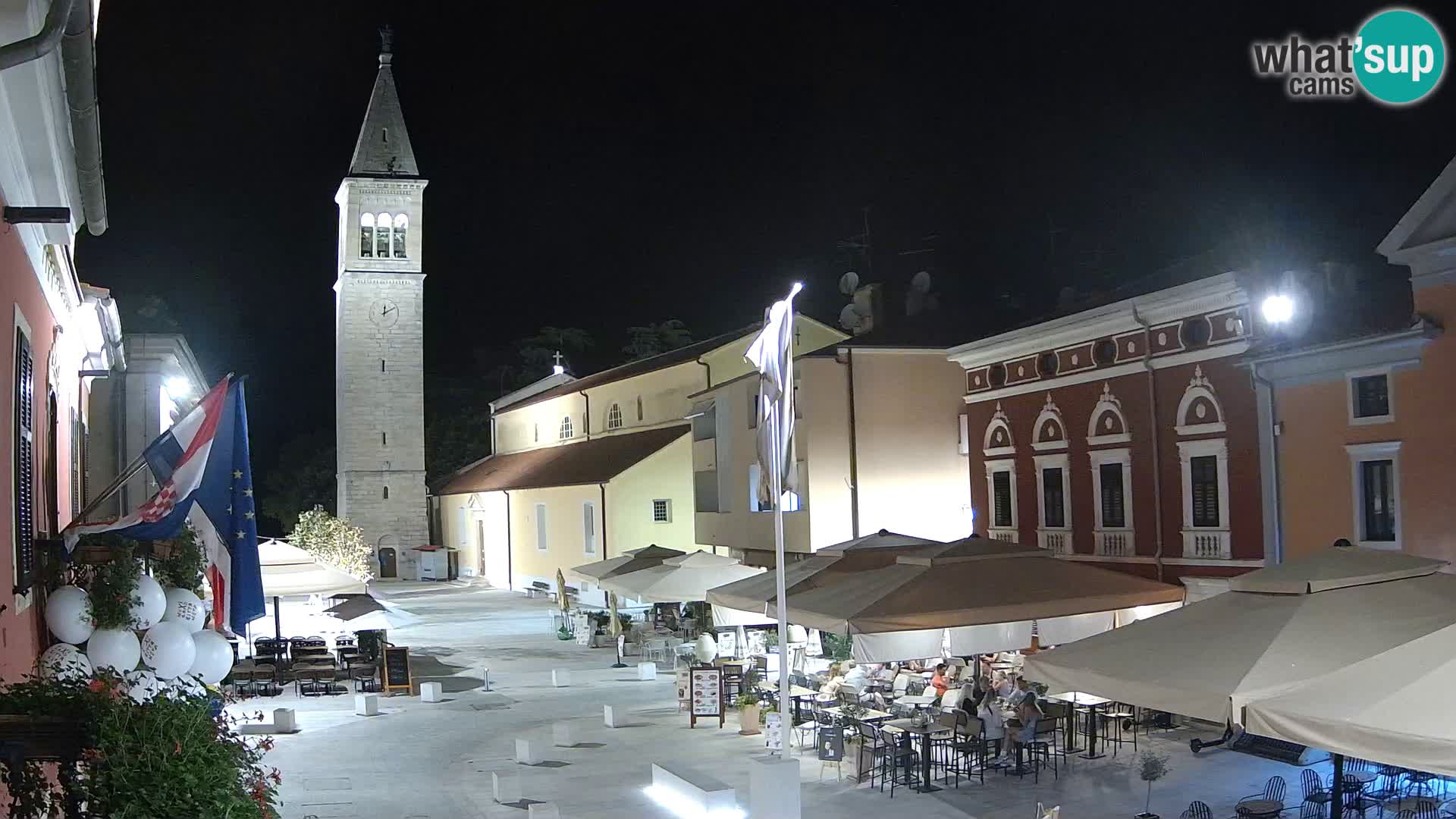 Live webcam Novigrad – Veliki Trg / Piazza Grande – Istria – Croatien