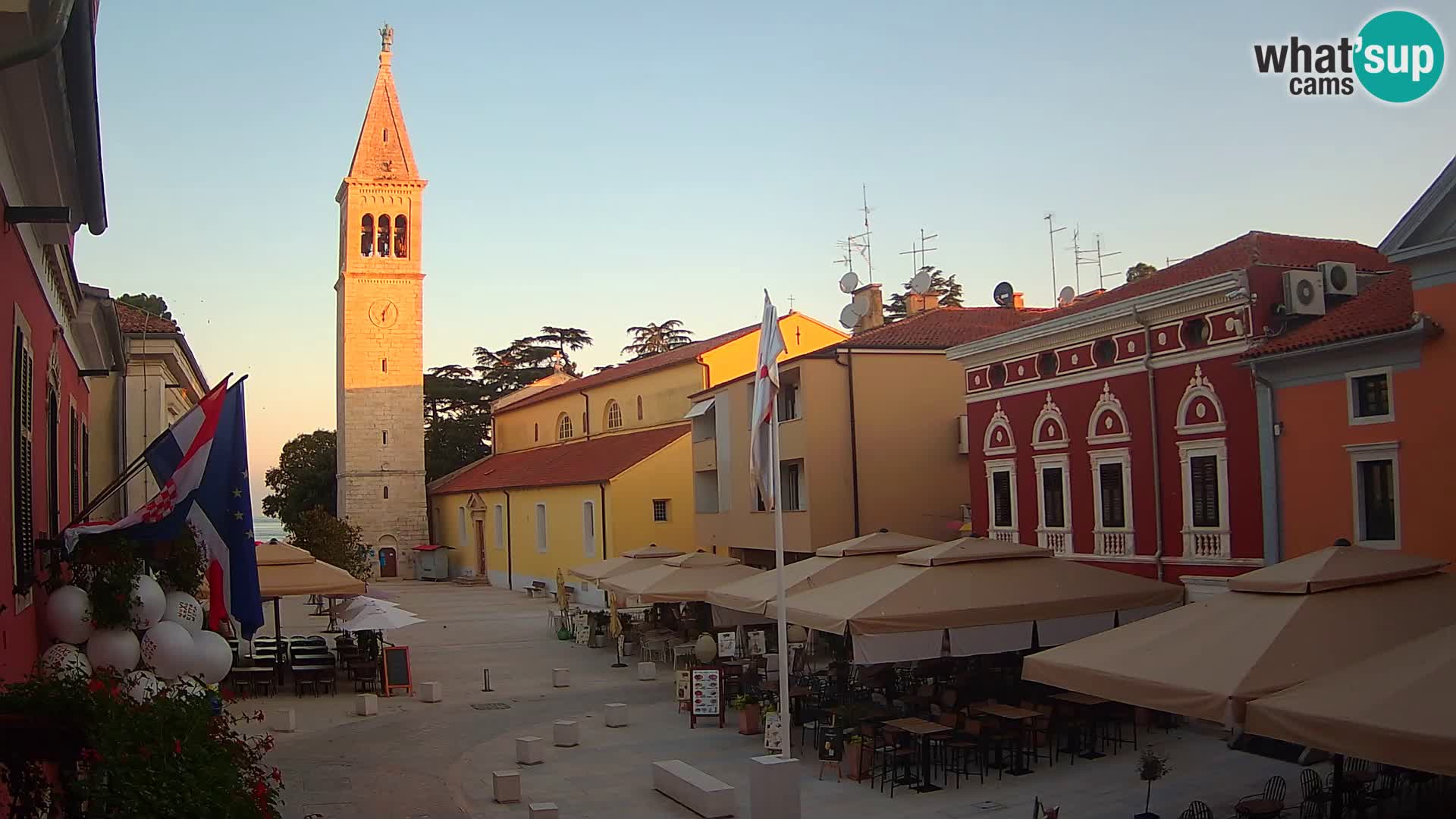 LIVE Webcam Cittanova / Novigrad – Piazza Grande – Istria
