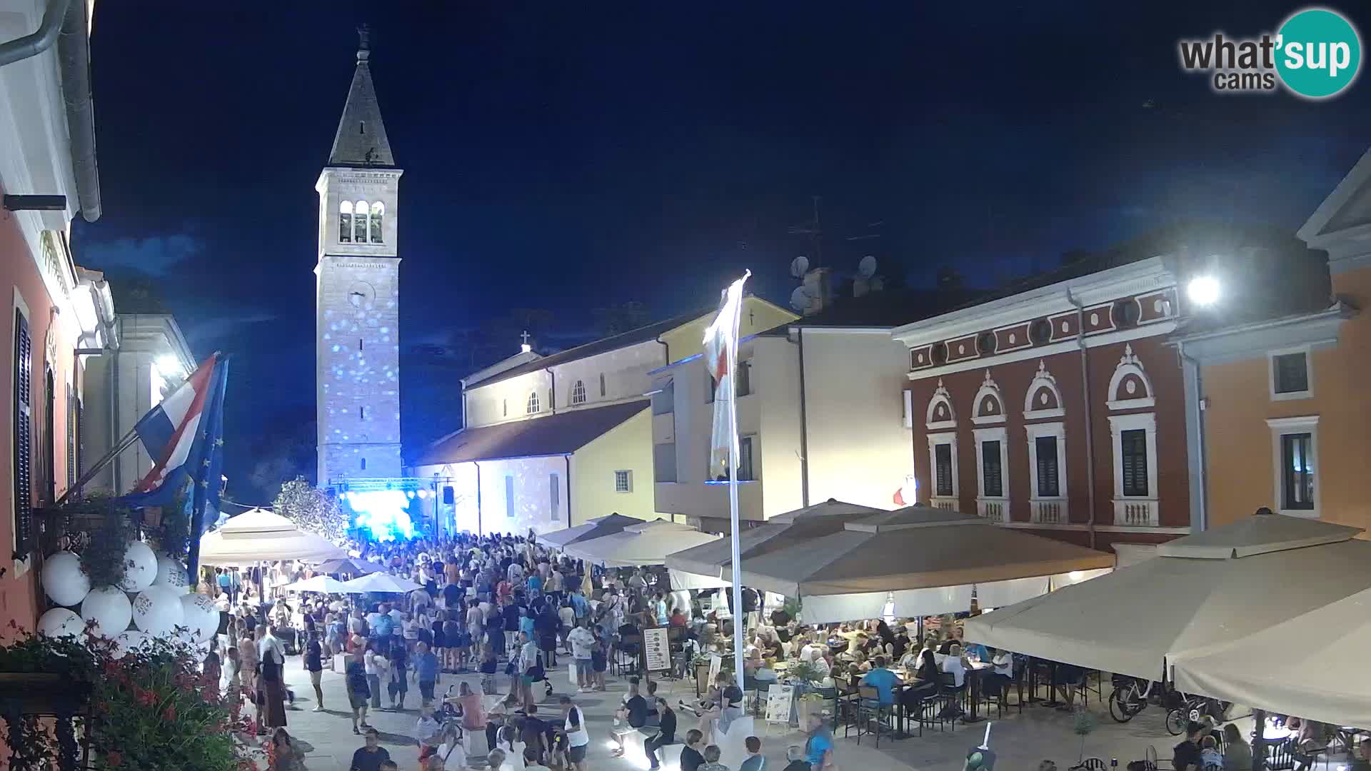 Live webcam Novigrad – Veliki Trg / Piazza Grande – Istria – Croatien