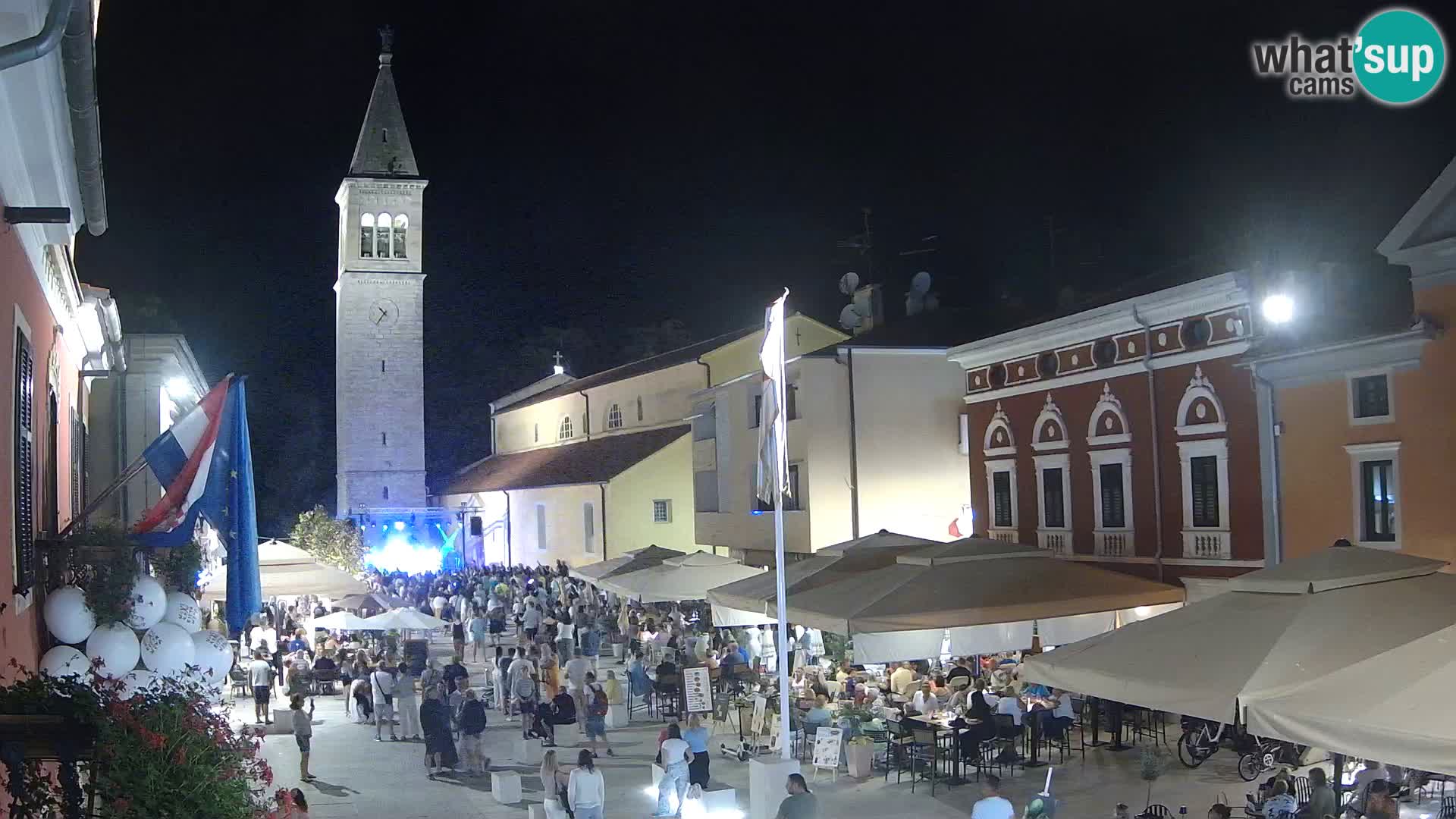 Live webcam Novigrad – Veliki Trg / Piazza Grande – Istria – Croatien
