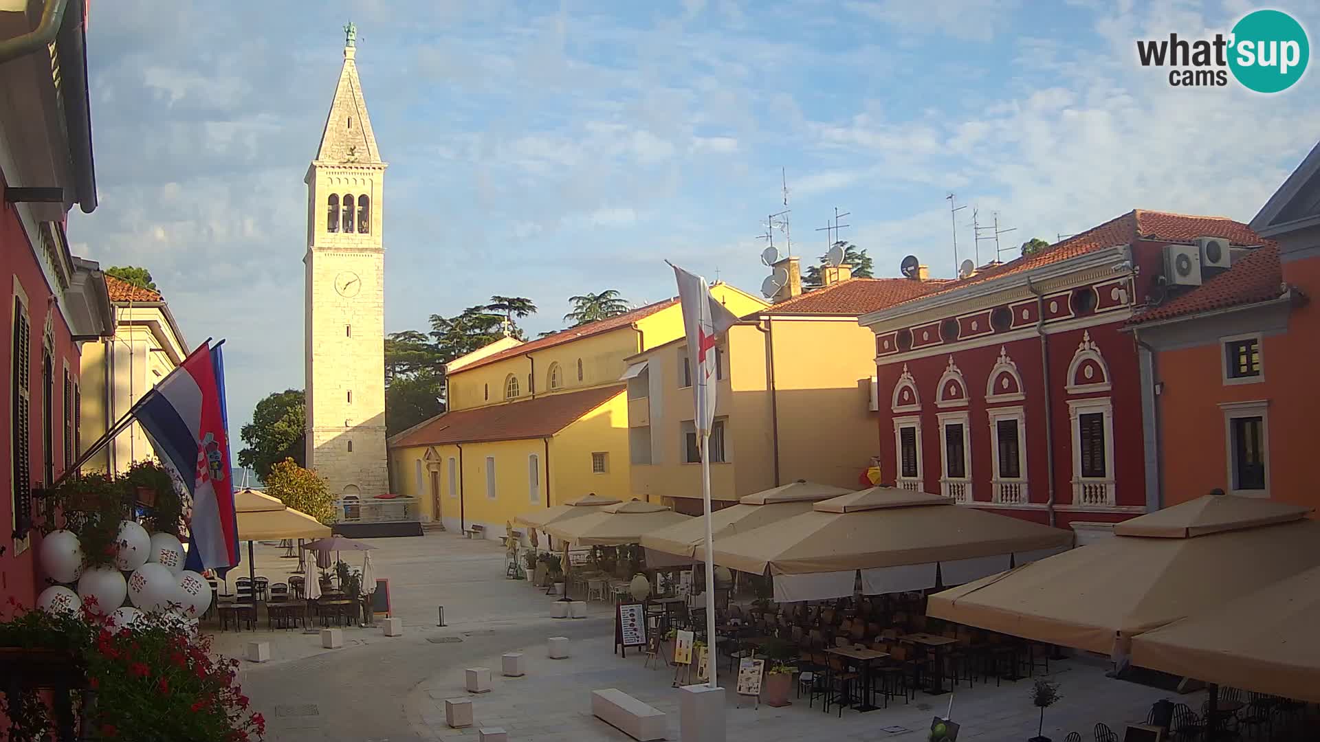 LIVE Webcam Cittanova / Novigrad – Piazza Grande – Istria