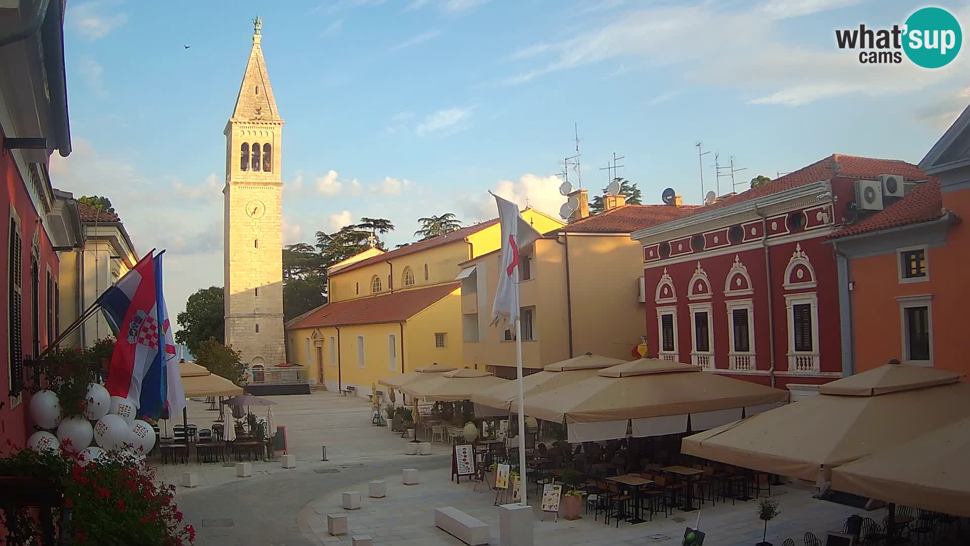 Live Webcam Novigrad – Veliki Trg (gran plaza) – Piazza Grande