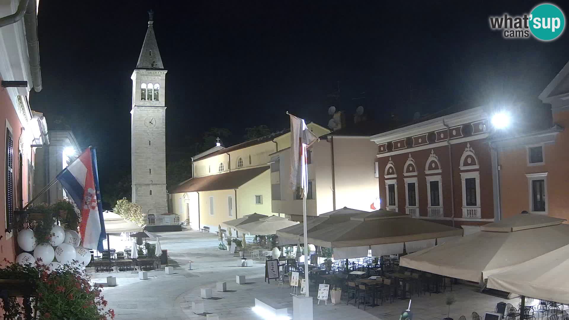 Live webcam Novigrad – Veliki Trg / Piazza Grande – Istria – Croatien