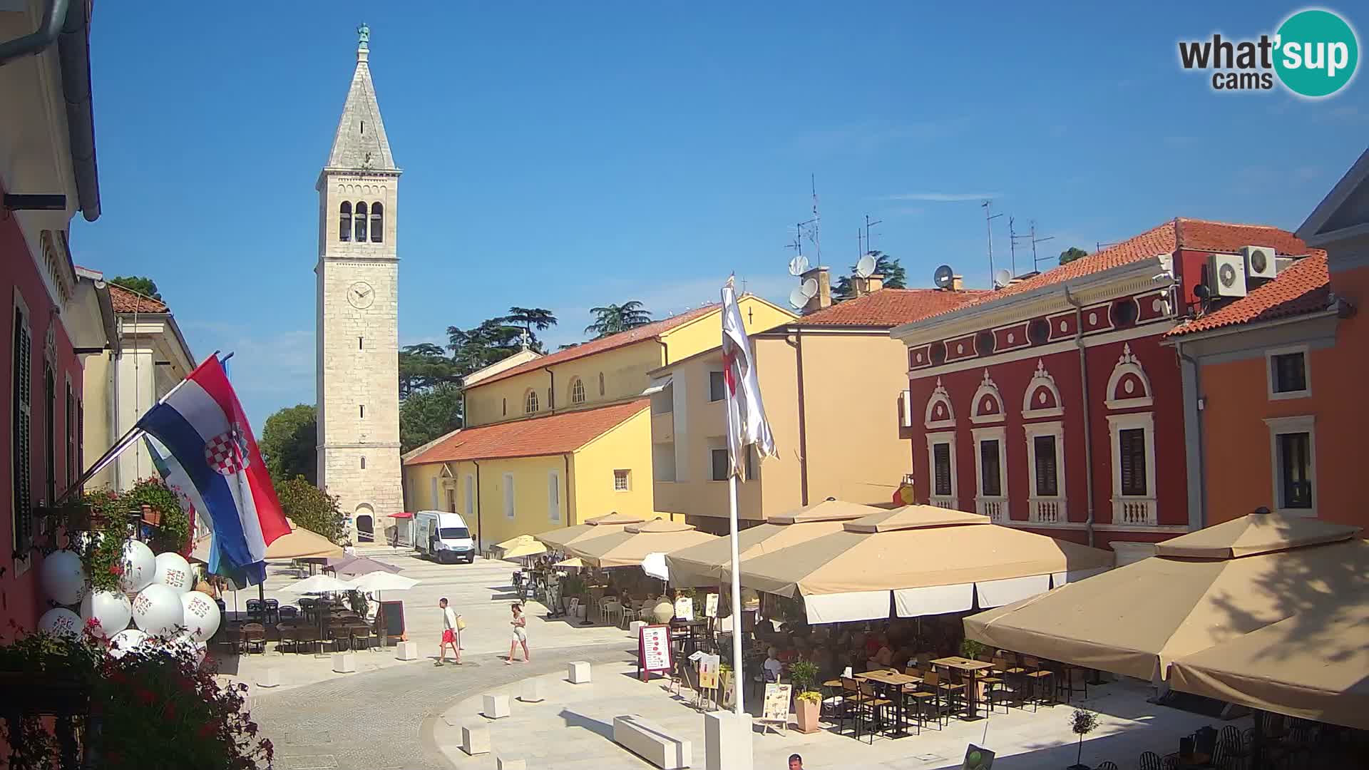 LIVE Webcam Cittanova / Novigrad – Piazza Grande – Istria