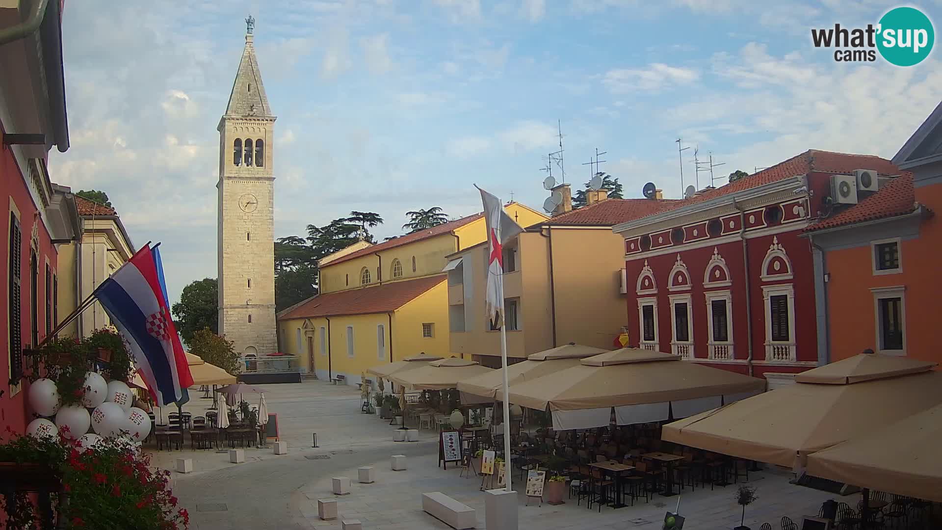 Novigrad Webcam – Veliki Trg (großen Platz) – Istrien – Kroatien