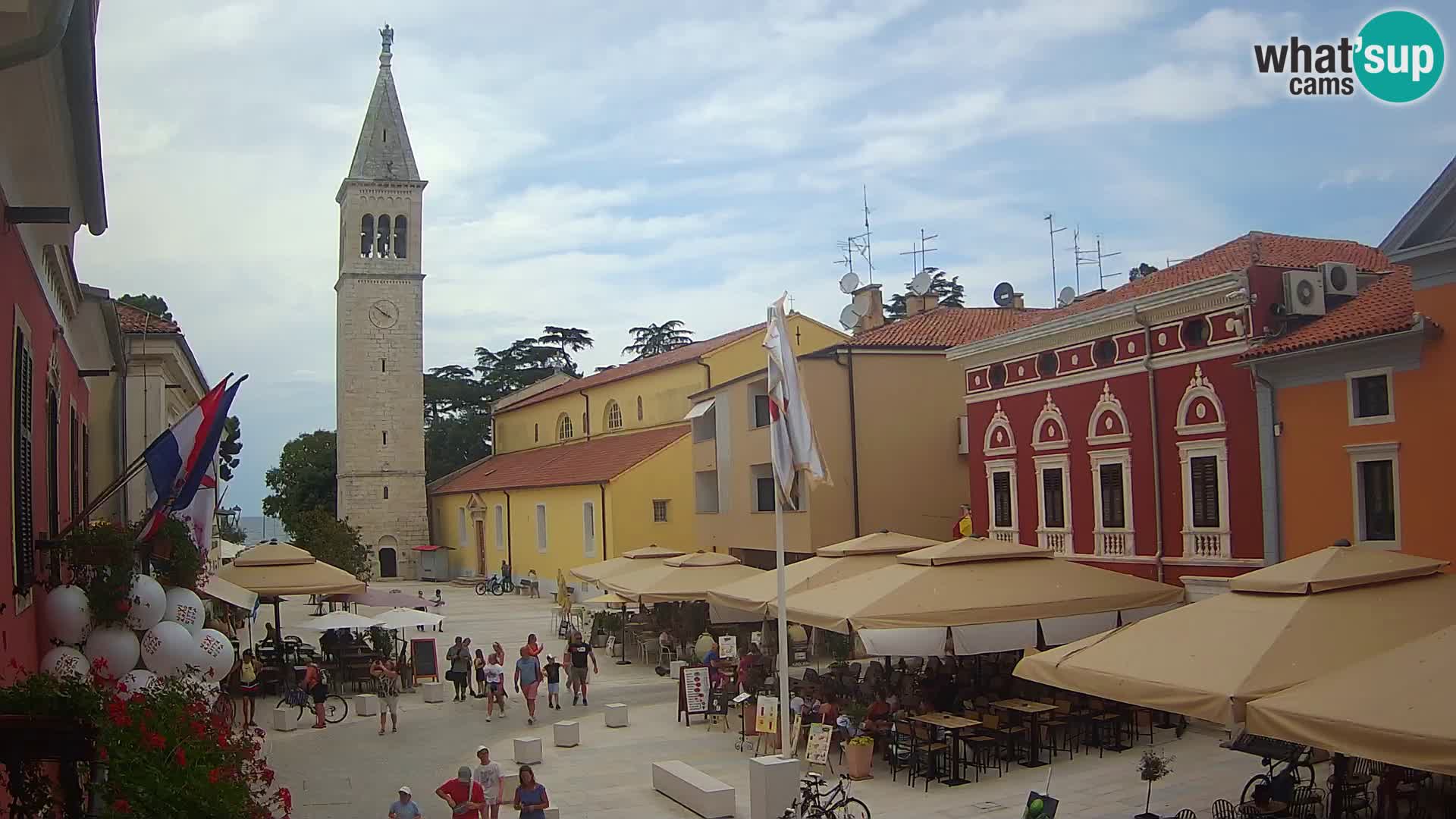 Live webcam Novigrad – Veliki Trg / Piazza Grande – Istria – Croatien