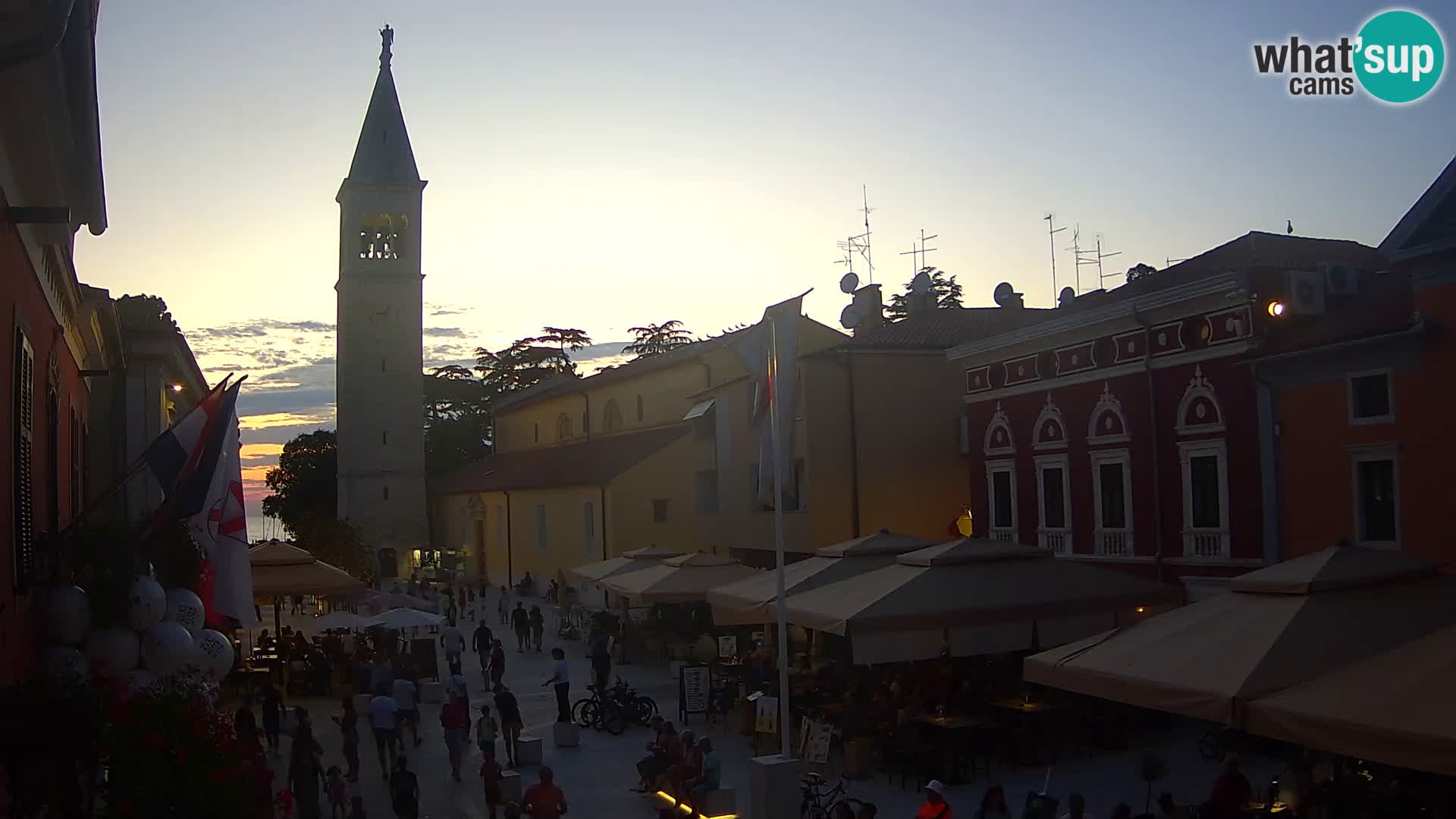 Live webcam Novigrad – Veliki Trg (grande place) – Piazza Grande