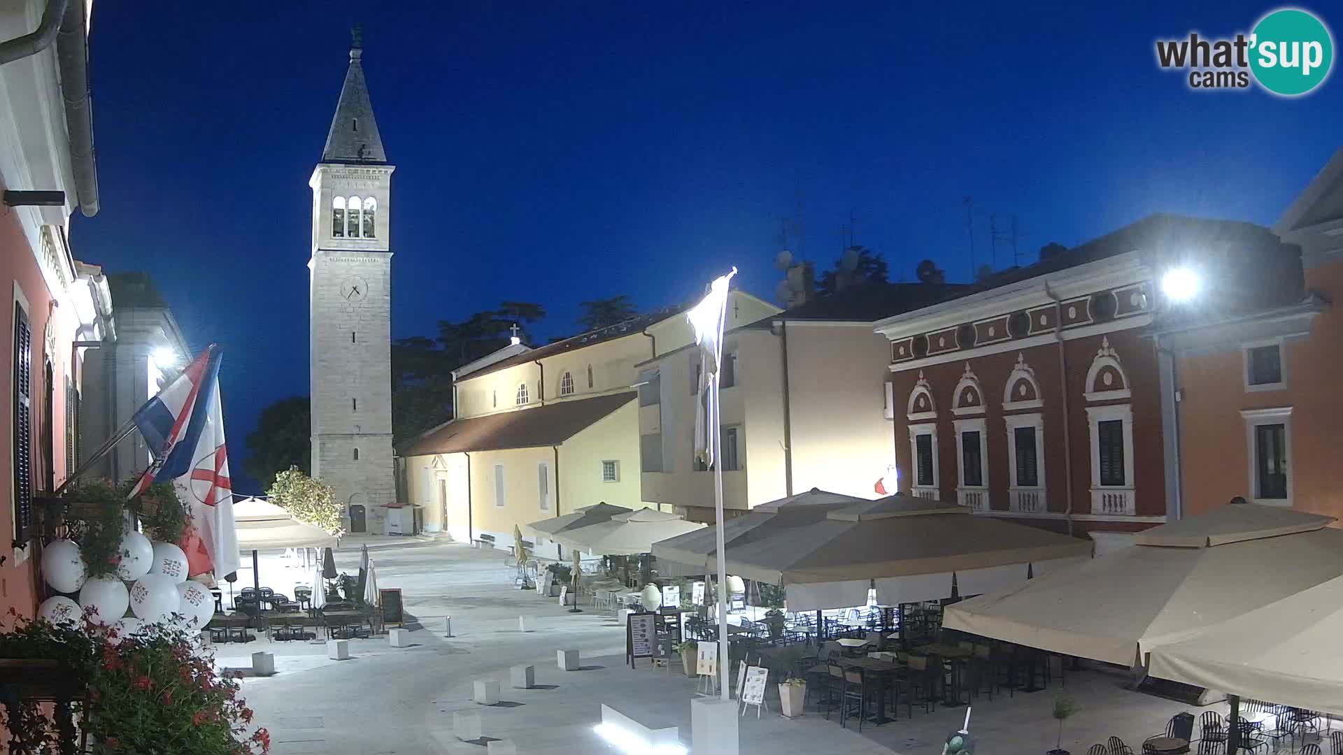 Live webcam Novigrad – Veliki Trg (grande place) – Piazza Grande