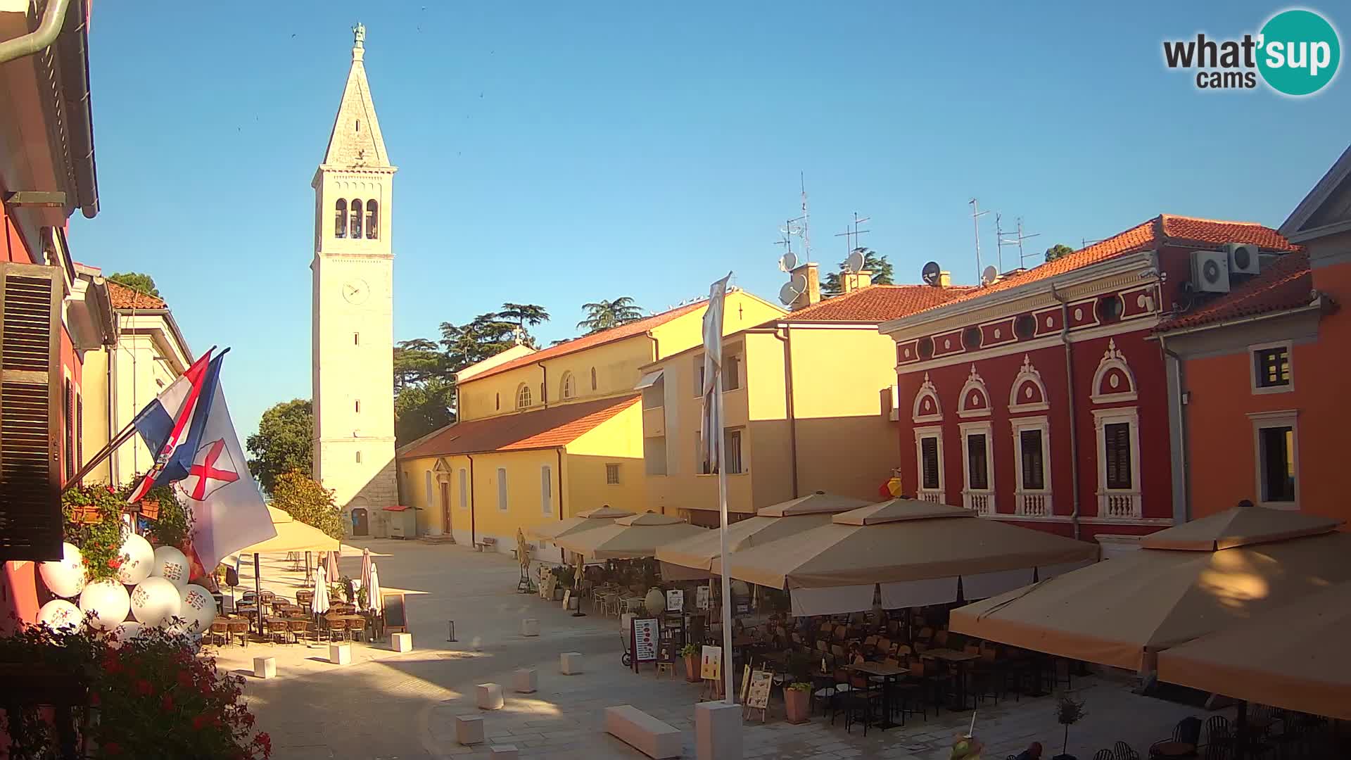 Live webcam Novigrad – Veliki Trg (grande place) – Piazza Grande