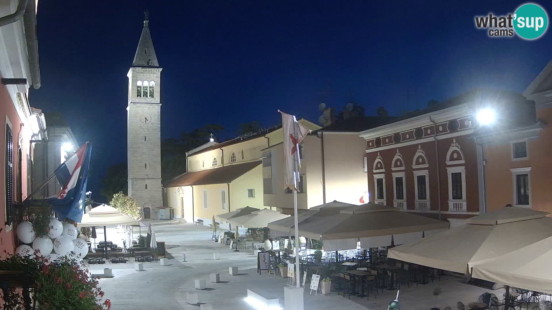 Live webcam Novigrad – Veliki Trg (grande place) – Piazza Grande