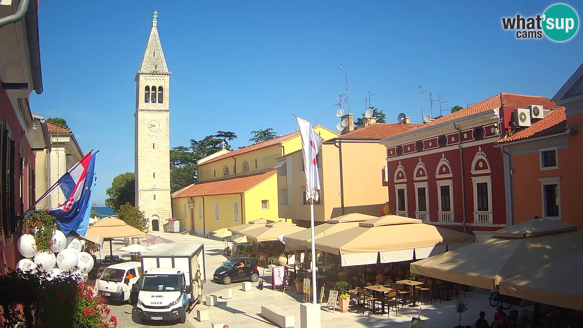 Live Webcam Novigrad – Veliki Trg (gran plaza) – Piazza Grande