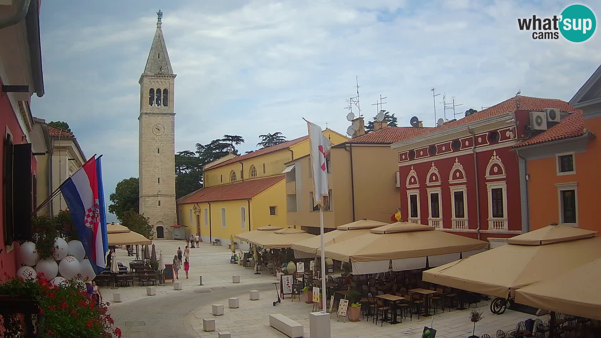 LIVE Webcam Cittanova / Novigrad – Piazza Grande – Istria