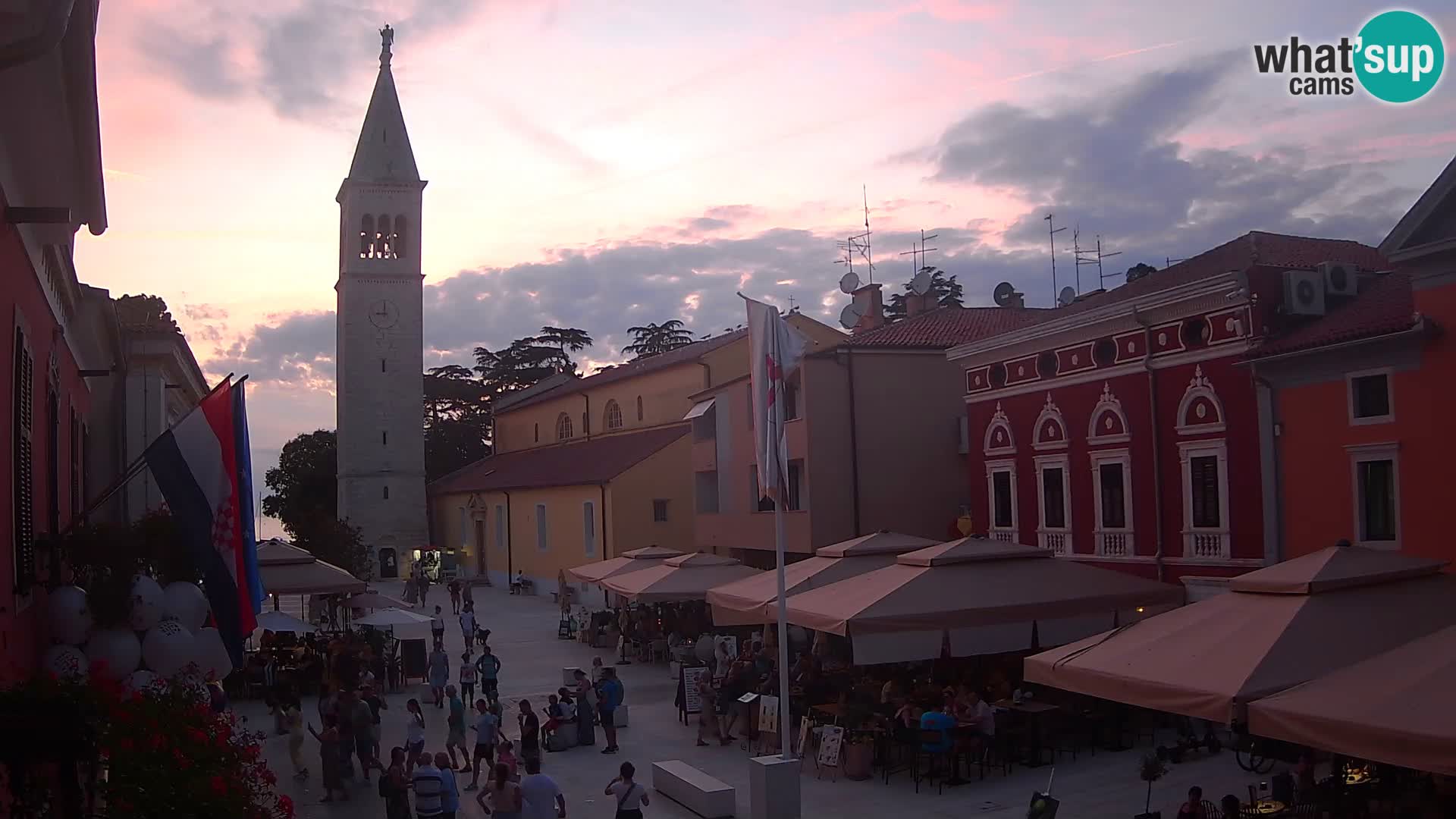 Live webcam Novigrad – Veliki Trg (grande place) – Piazza Grande