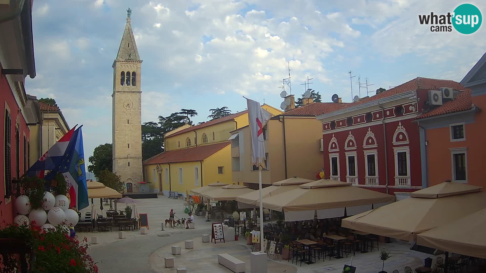 Live webcam Novigrad – Veliki Trg / Piazza Grande – Istria – Croatien