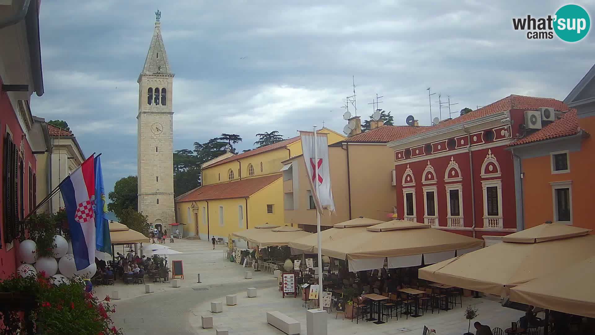 Live Webcam Novigrad – Veliki Trg (gran plaza) – Piazza Grande
