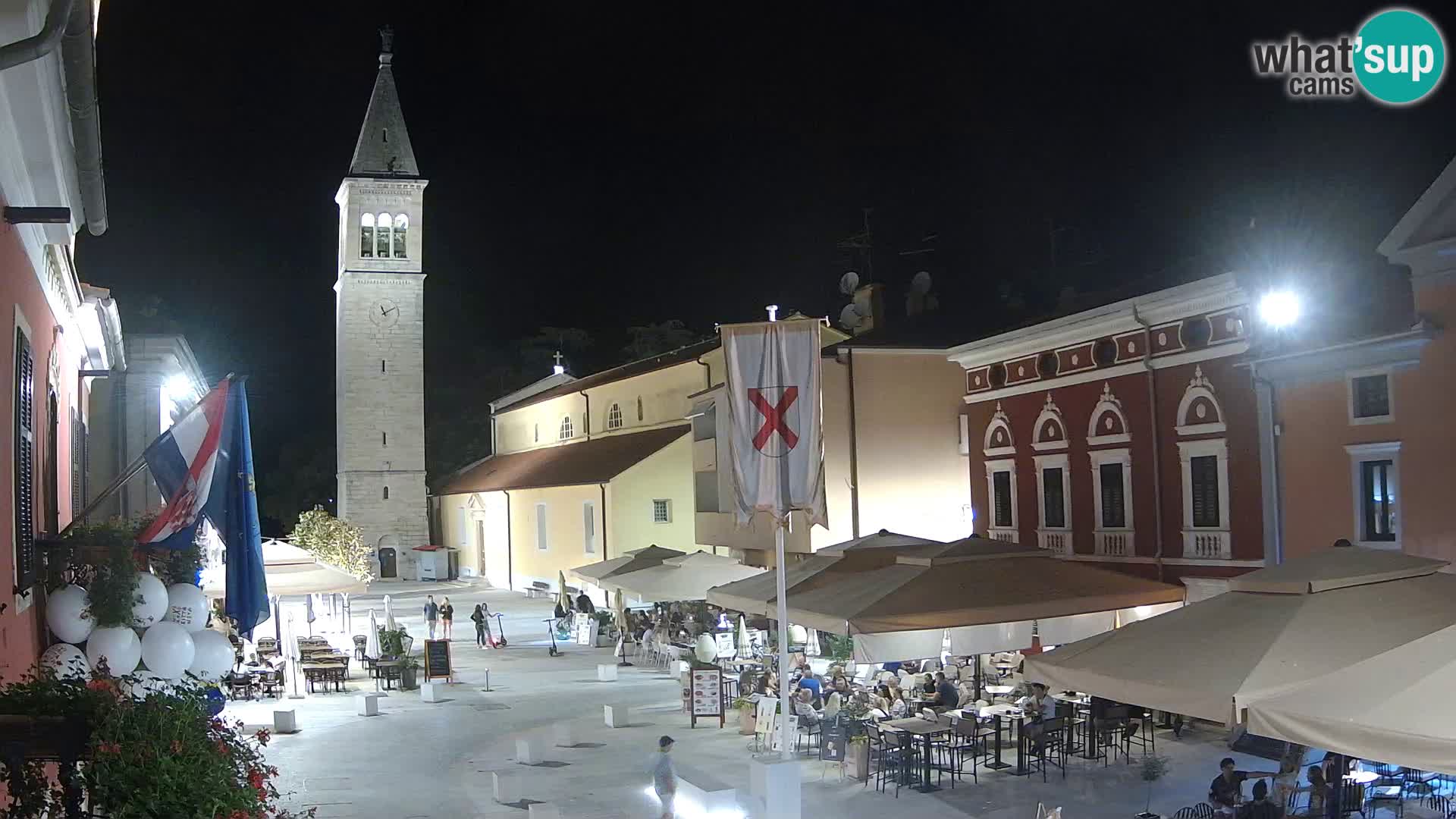 Live webcam Novigrad – Veliki Trg / Piazza Grande – Istria – Croatien