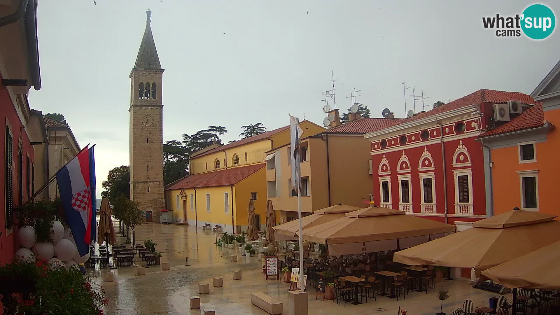 Live webcam Novigrad – Veliki Trg / Piazza Grande – Istria – Croatien