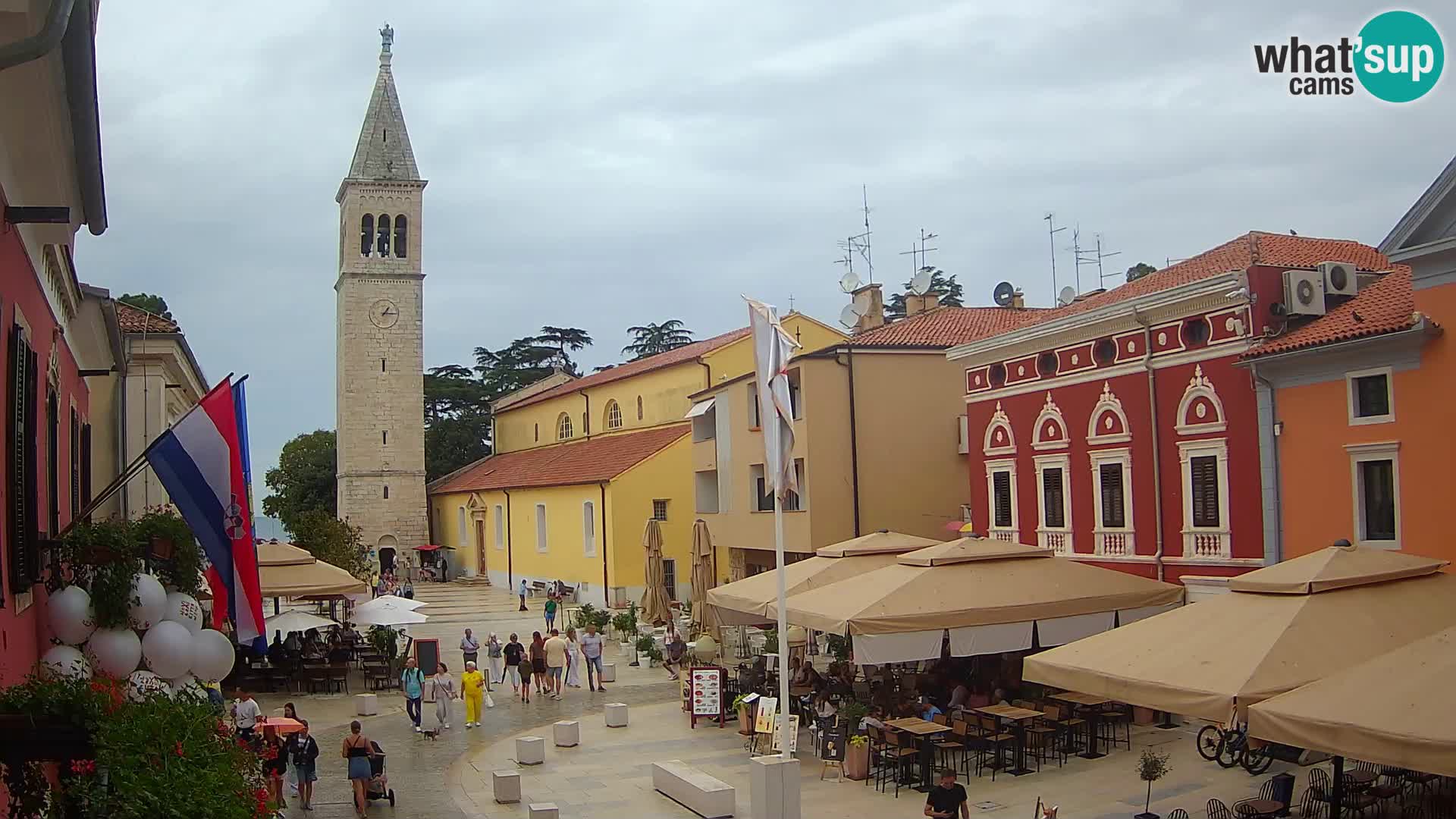 Live webcam Novigrad – Veliki Trg / Piazza Grande – Istria – Croatien