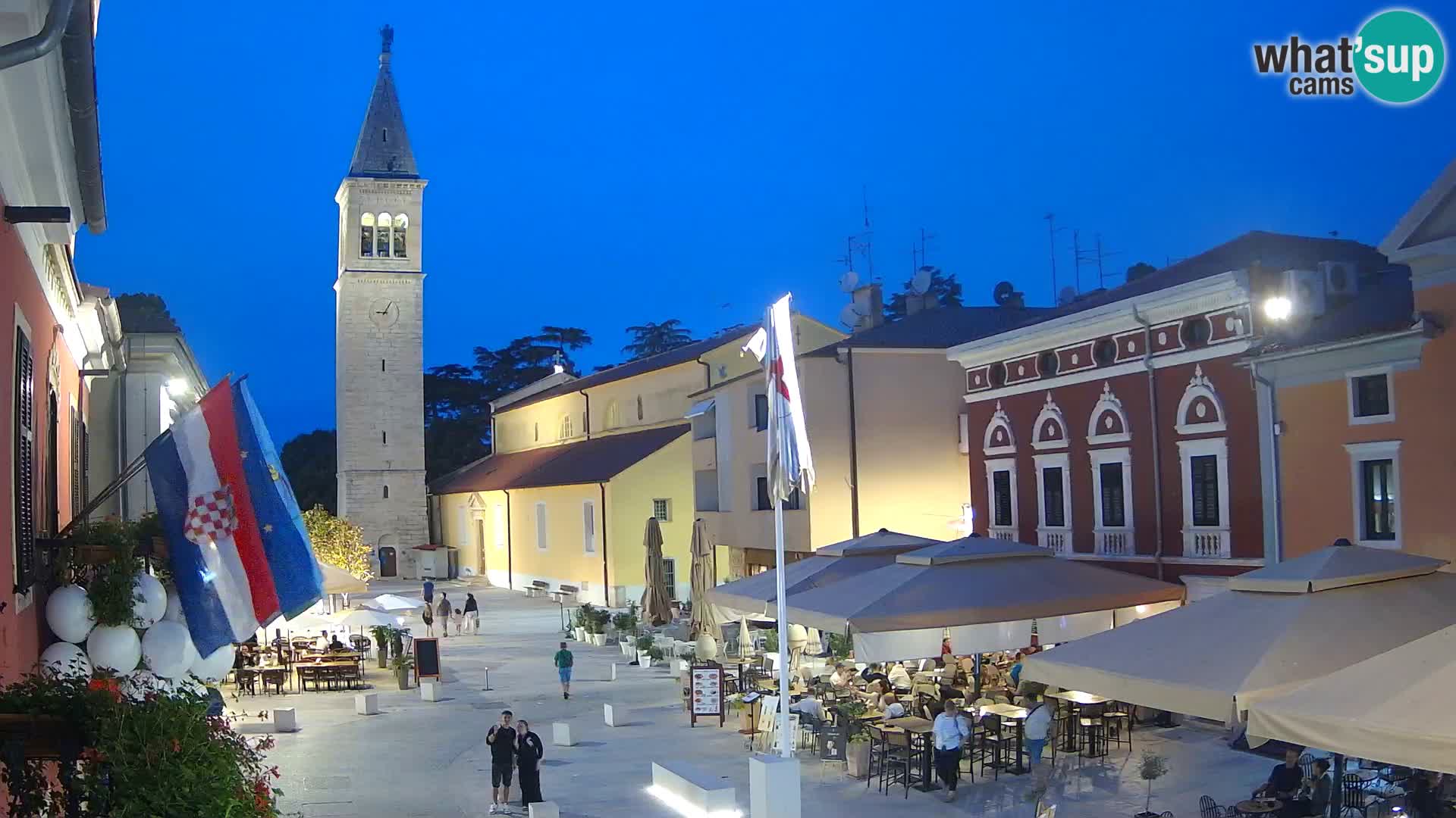 Live webcam Novigrad – Veliki Trg / Piazza Grande – Istria – Croatien