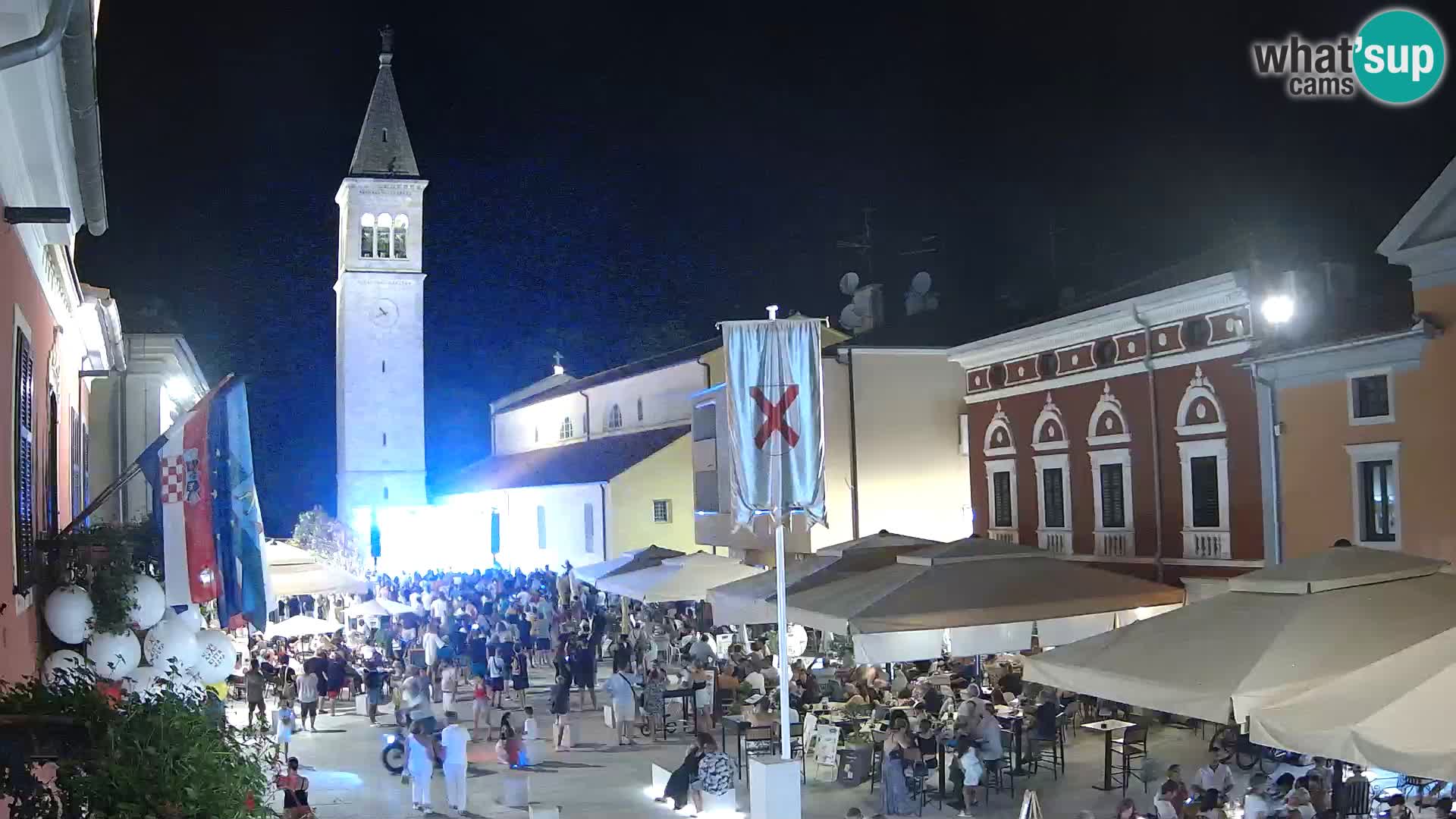 LIVE Webcam Cittanova / Novigrad – Piazza Grande – Istria