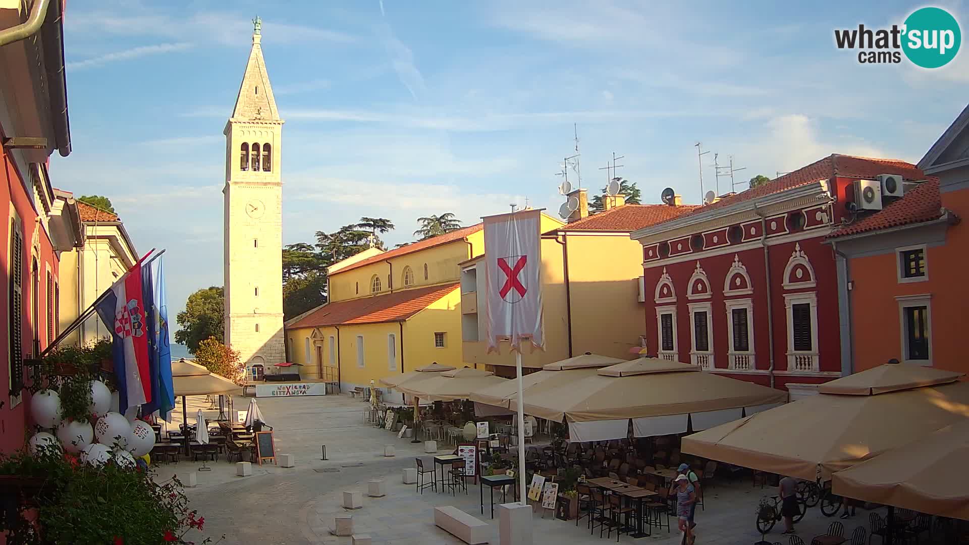 Live Webcam Novigrad – Veliki Trg (gran plaza) – Piazza Grande