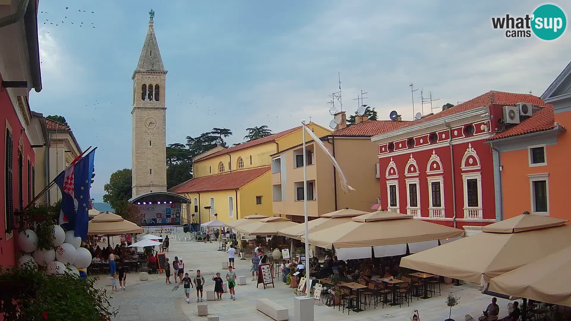 Spletna kamera Novigrad – Veliki Trg
