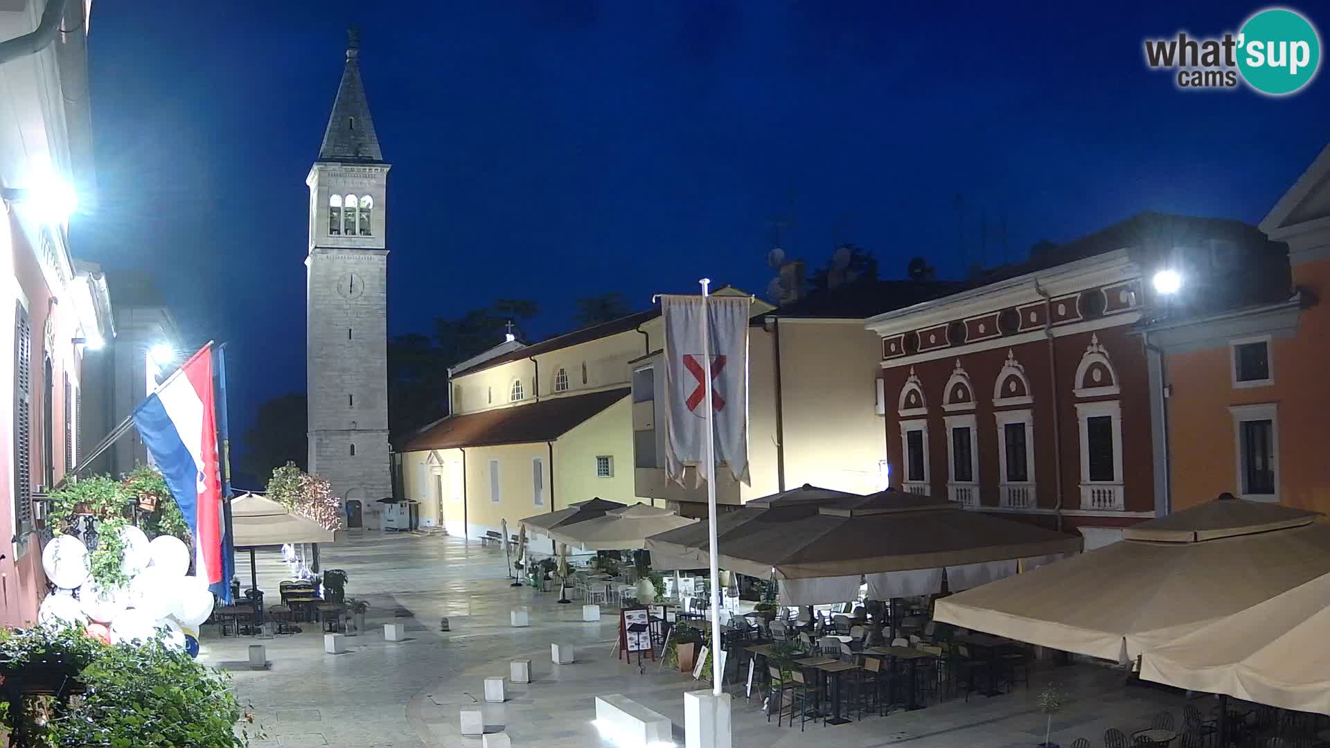Novigrad Webcam – Veliki Trg (großen Platz) – Istrien – Kroatien