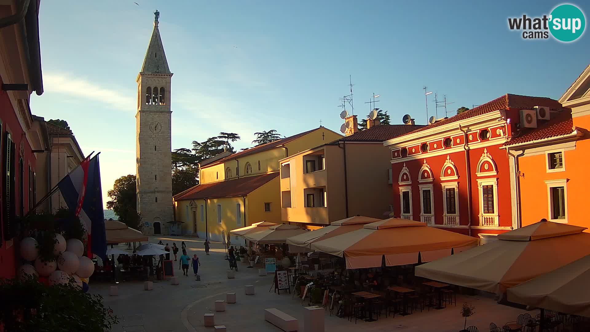 Live webcam Novigrad – Veliki Trg / Piazza Grande – Istria – Croatien