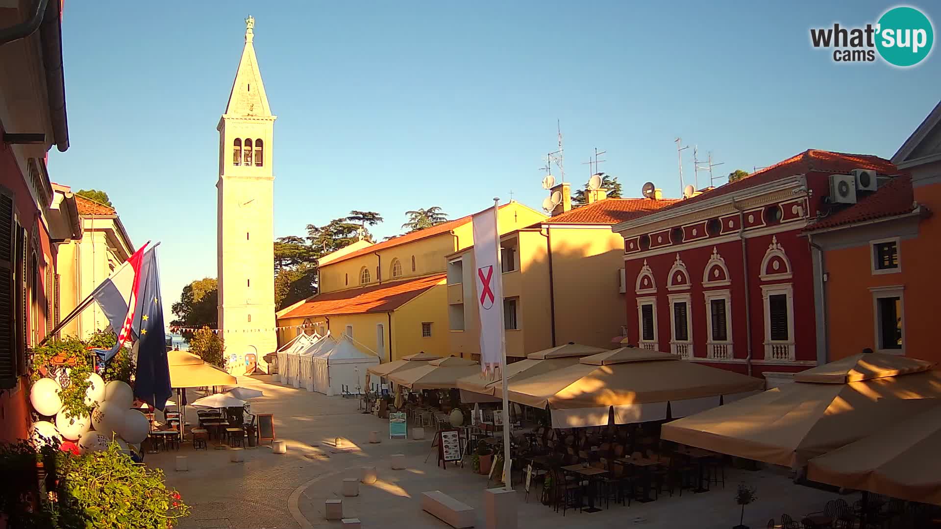 LIVE Webcam Cittanova / Novigrad – Piazza Grande – Istria