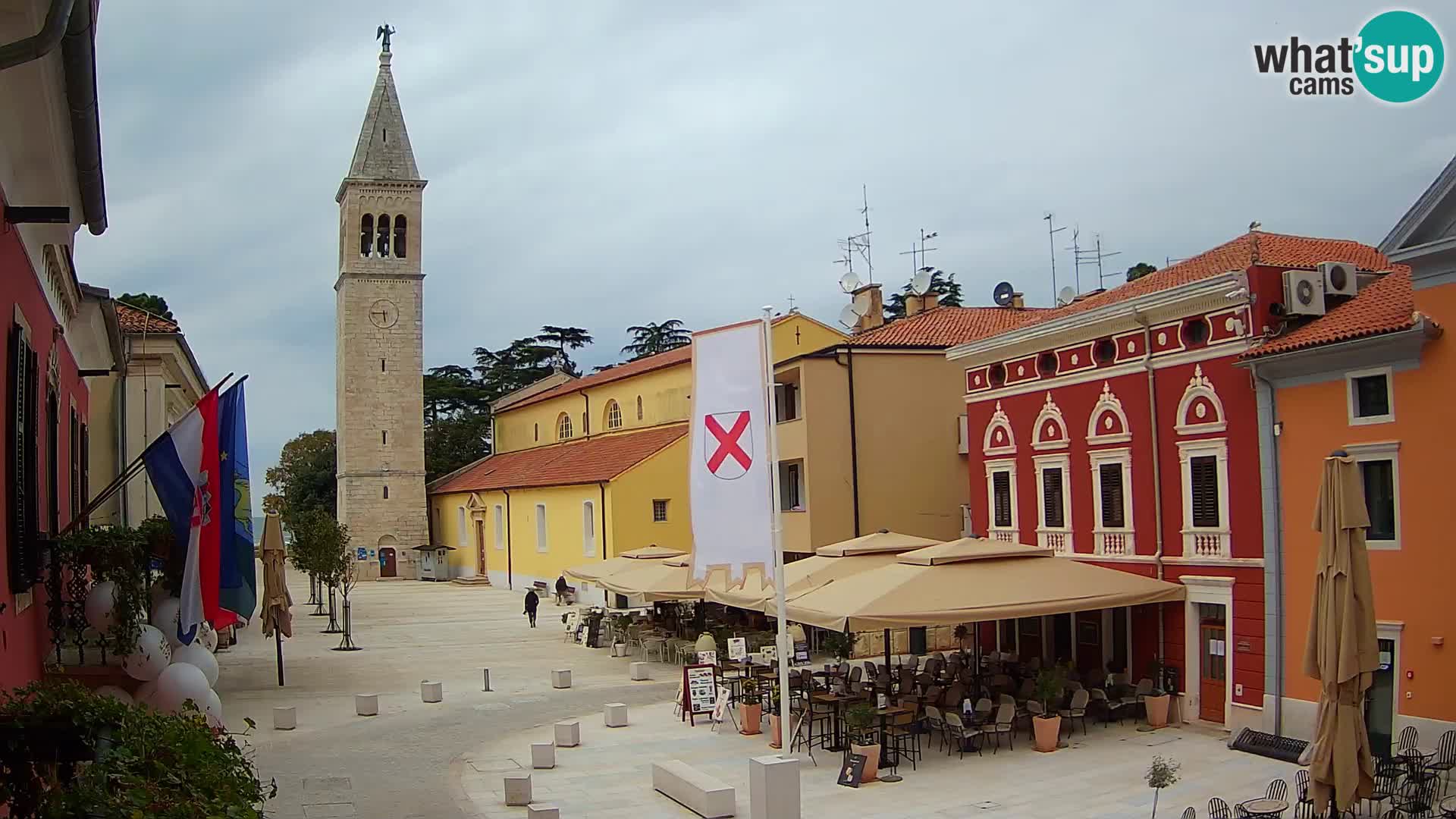 Live webcam Novigrad – Veliki Trg (grande place) – Piazza Grande