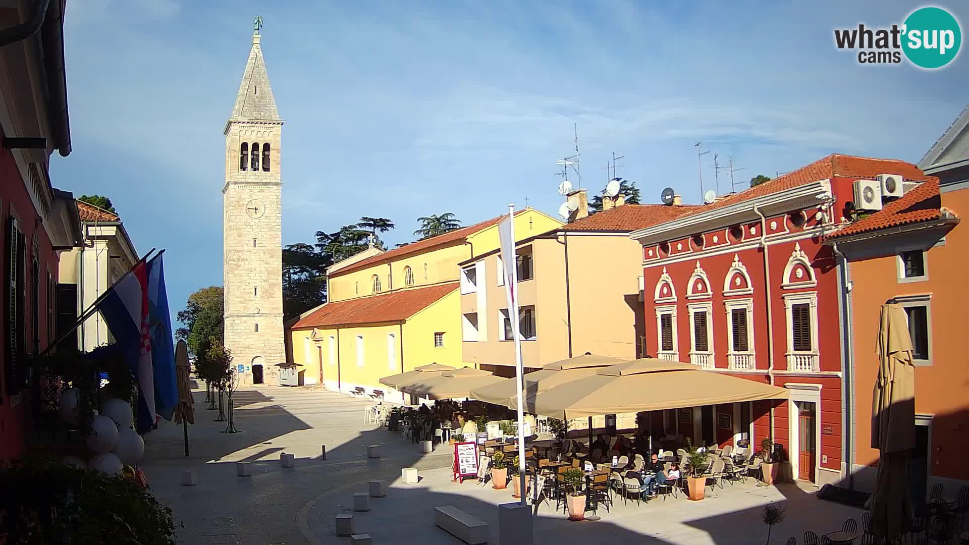 Live webcam Novigrad – Veliki Trg / Piazza Grande – Istria – Croatien