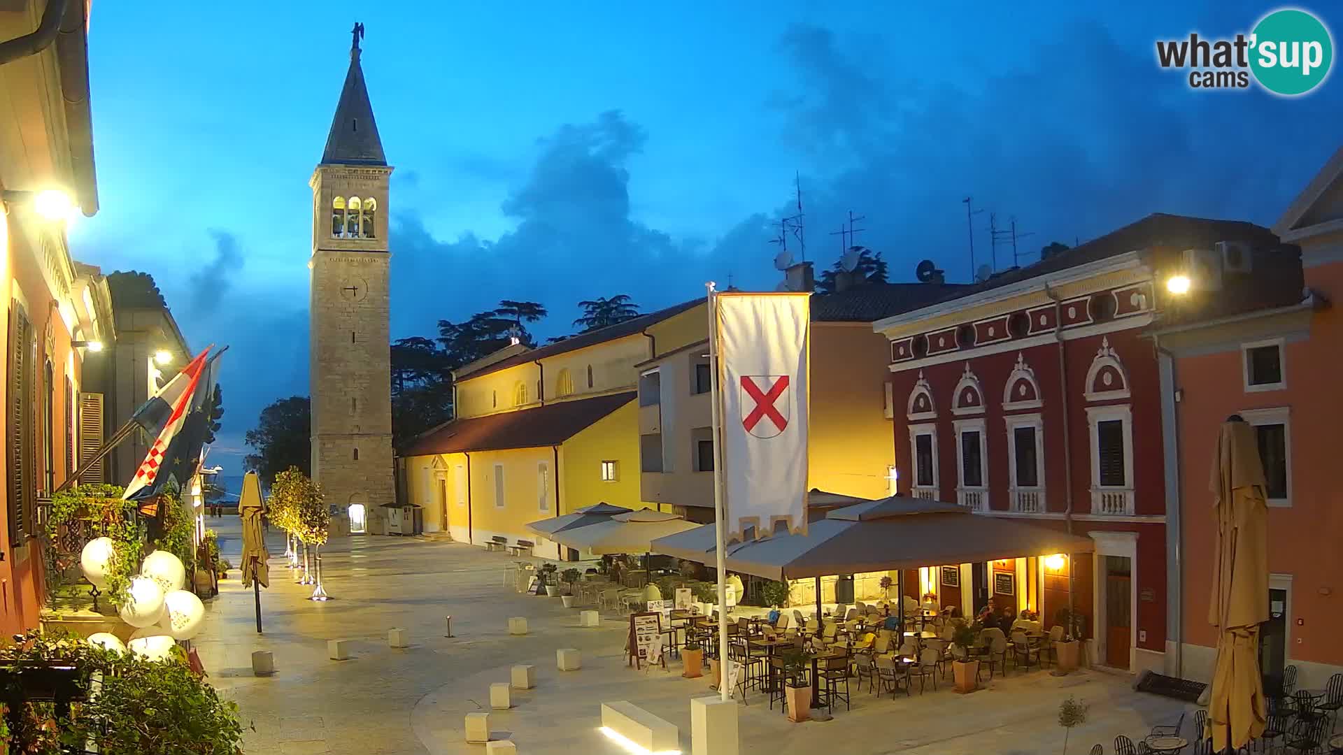 Novigrad Webcam – Veliki Trg (großen Platz) – Istrien – Kroatien
