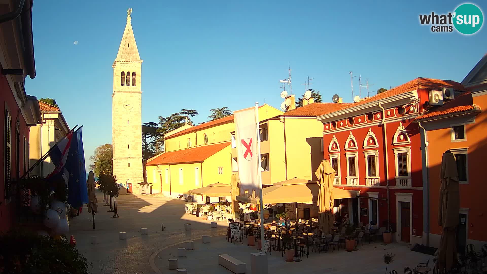 LIVE Webcam Cittanova / Novigrad – Piazza Grande – Istria
